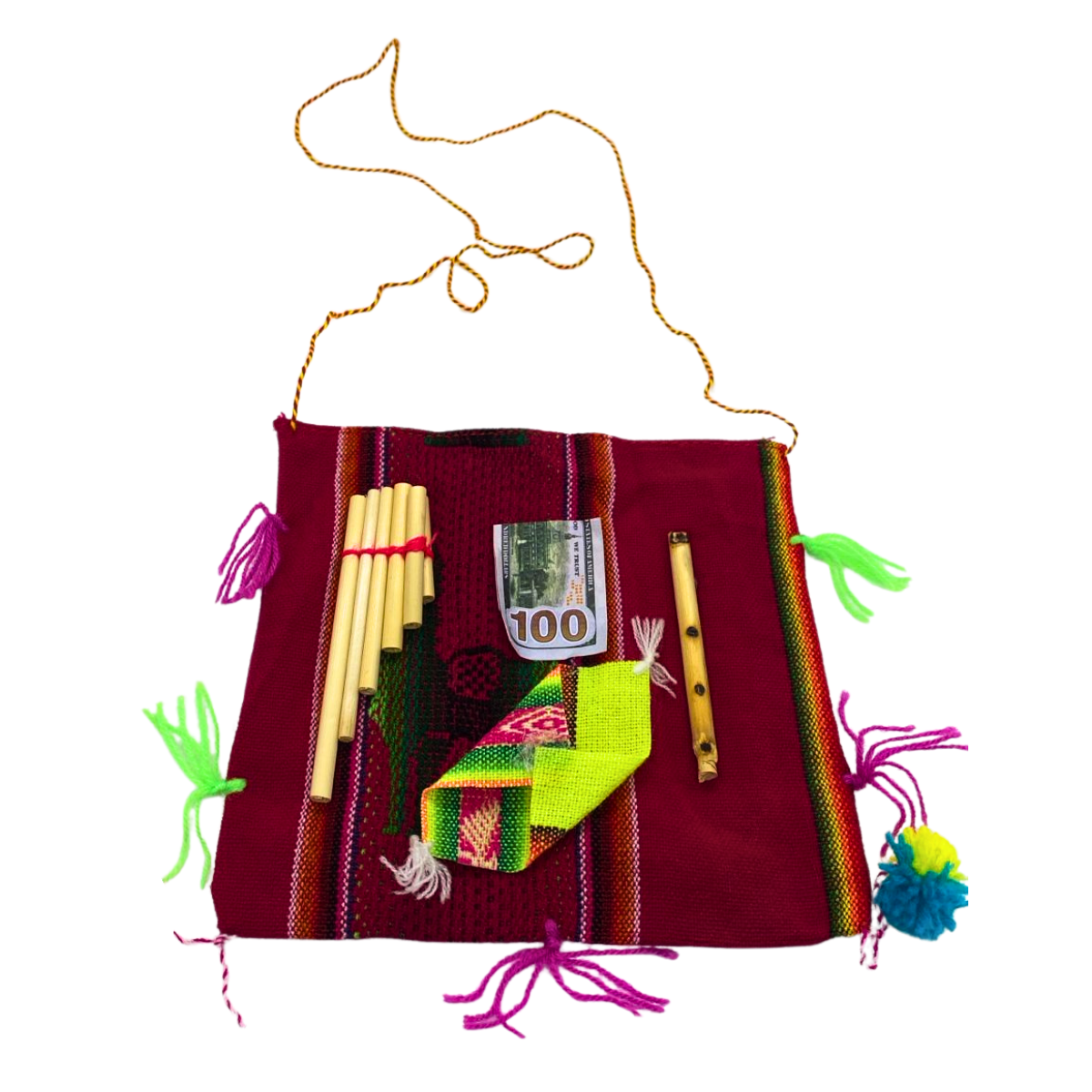 Bolso Morral Nortino Colores Surtidos-4