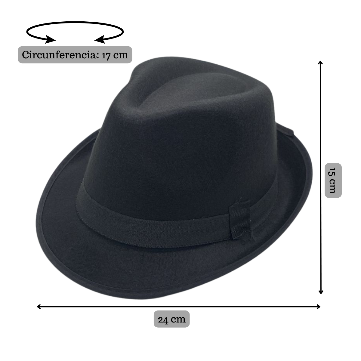 Pack 3 Sombreros Nortino Niño/Hombre Gorro Fiestas Patrias-4