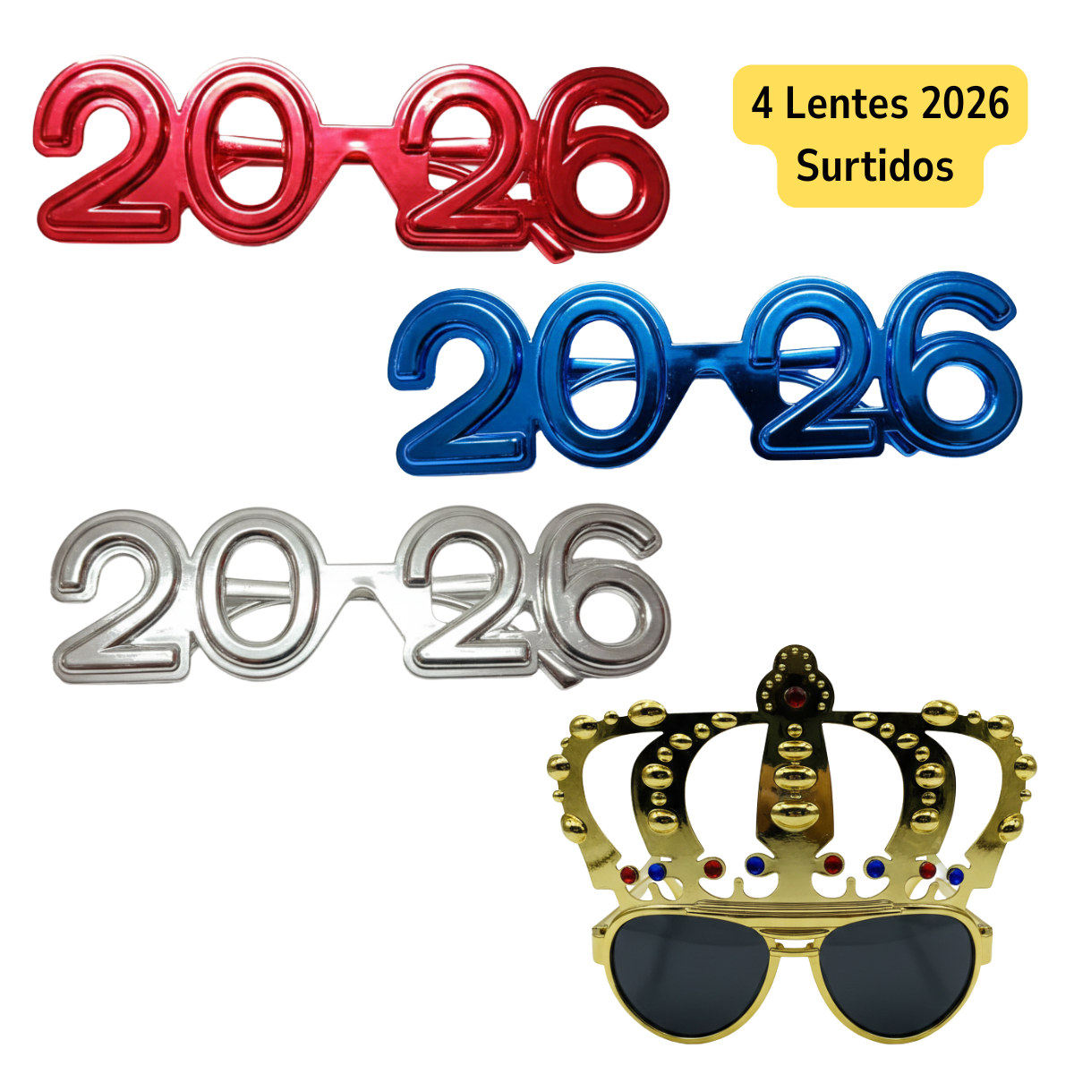 Set Cotillón Año Nuevo Premium 30 Piezas-6