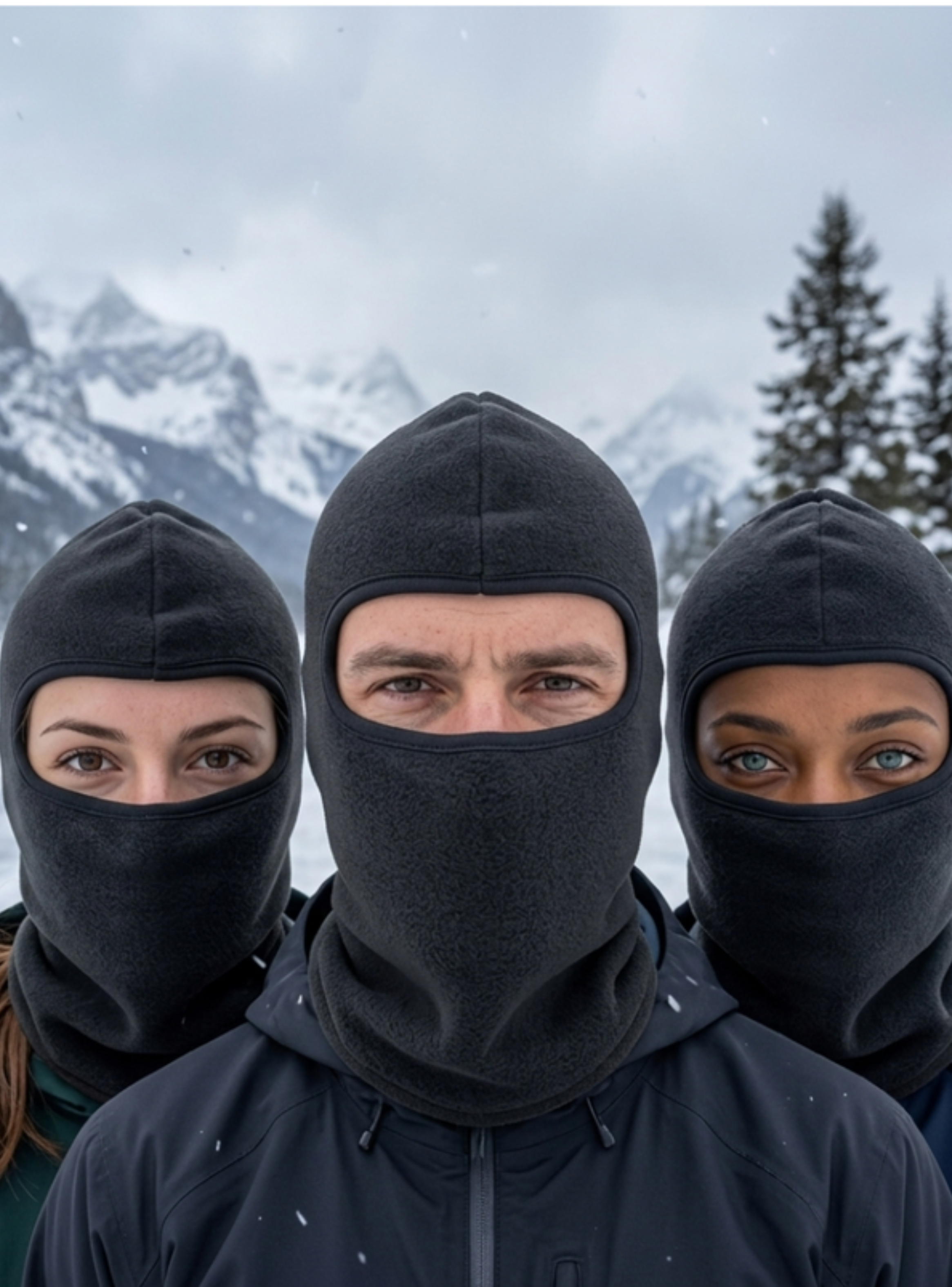 Pack 3 Balaclavas Térmicas De Invierno Moto, Ciclismo, Esquí-0