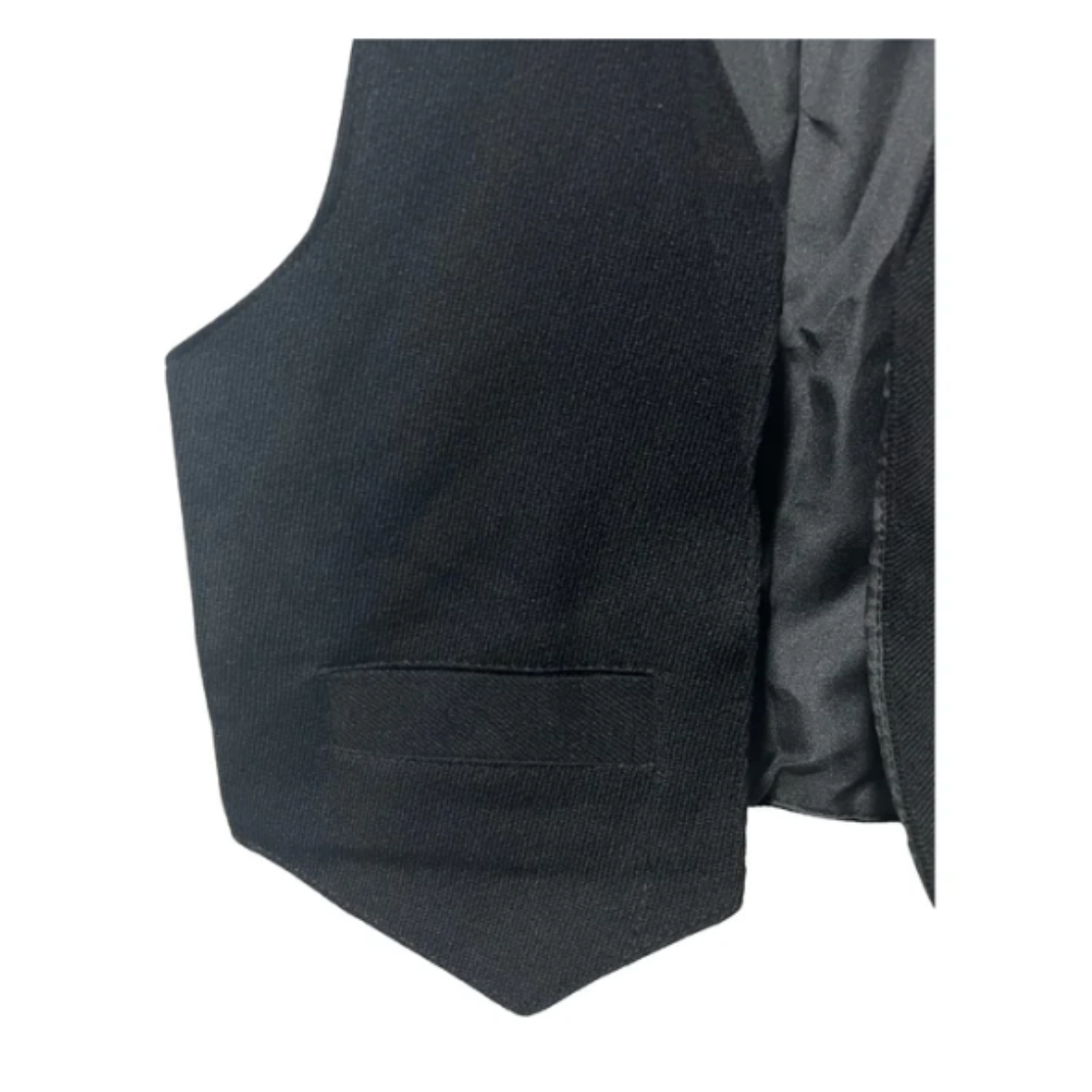 Chaleco Bolero Negro Para Niños Juvenil Nortino Huaso-2