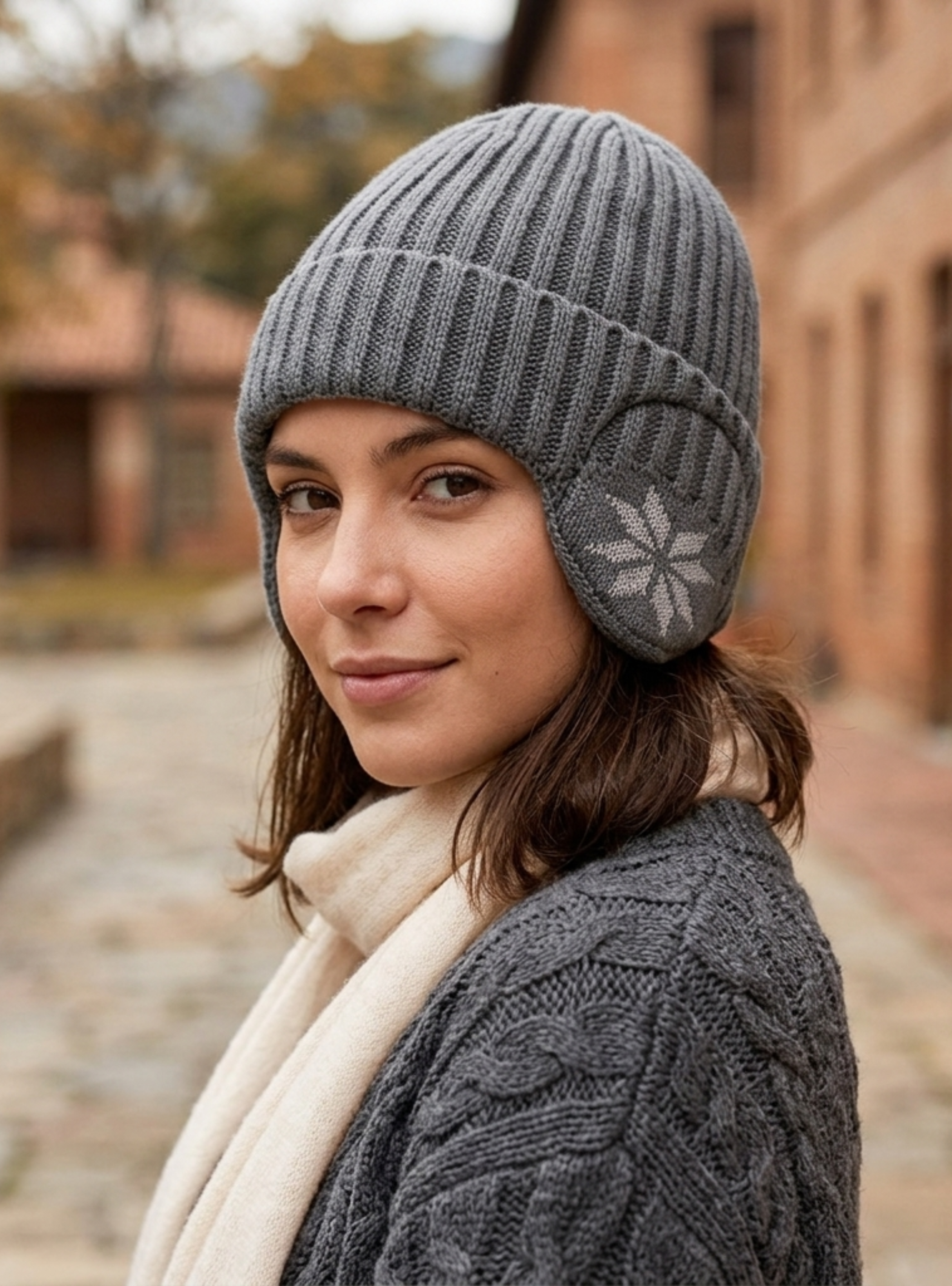 Gorro Beanie De Lana Adulto Con Cubre Orejas Unisex Surtidos-0