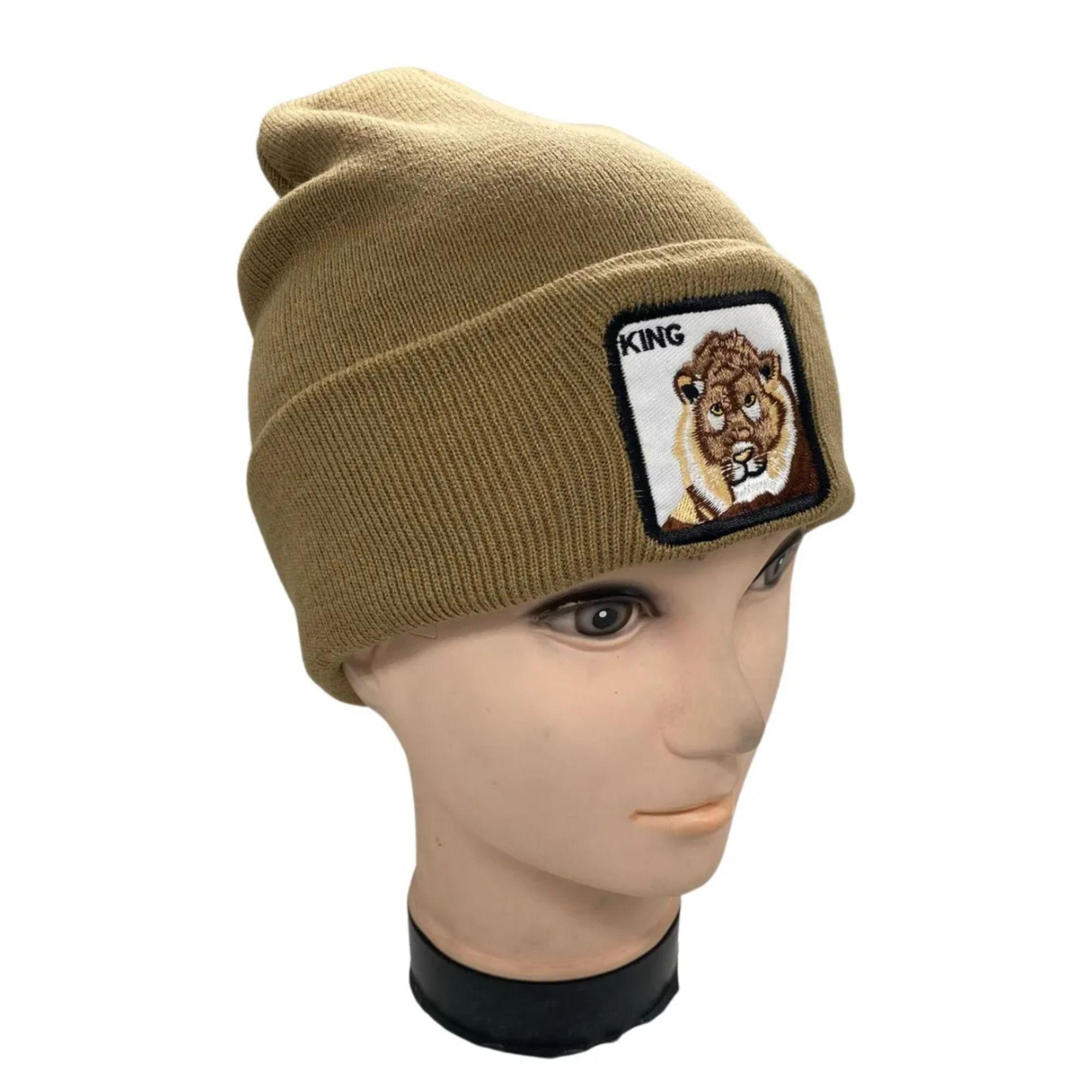 Pack 3 Gorros Beanies Lana Diseño Animales  Colores Tendencia  Unisex Adultos y Jovenes -2