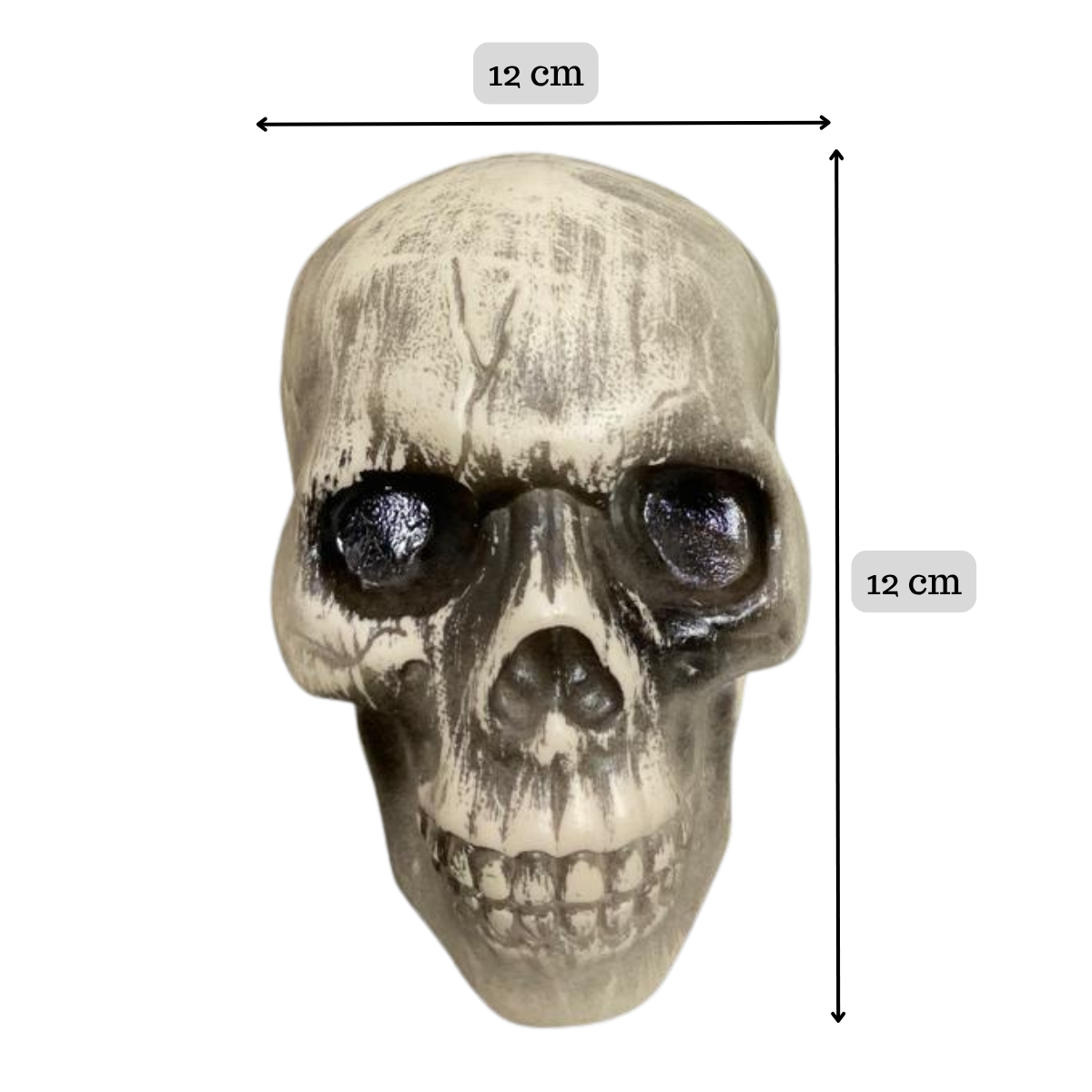 Pack 3 Calaveras Decoración Fiestas Halloween 2025-3