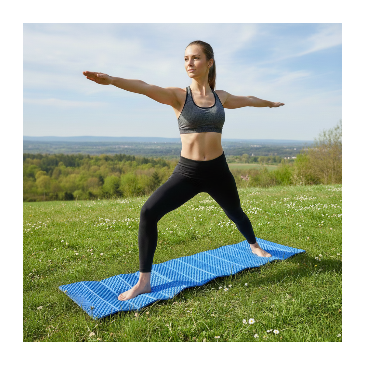 Colchoneta Plegable De Trekking Camping Outdoor-4