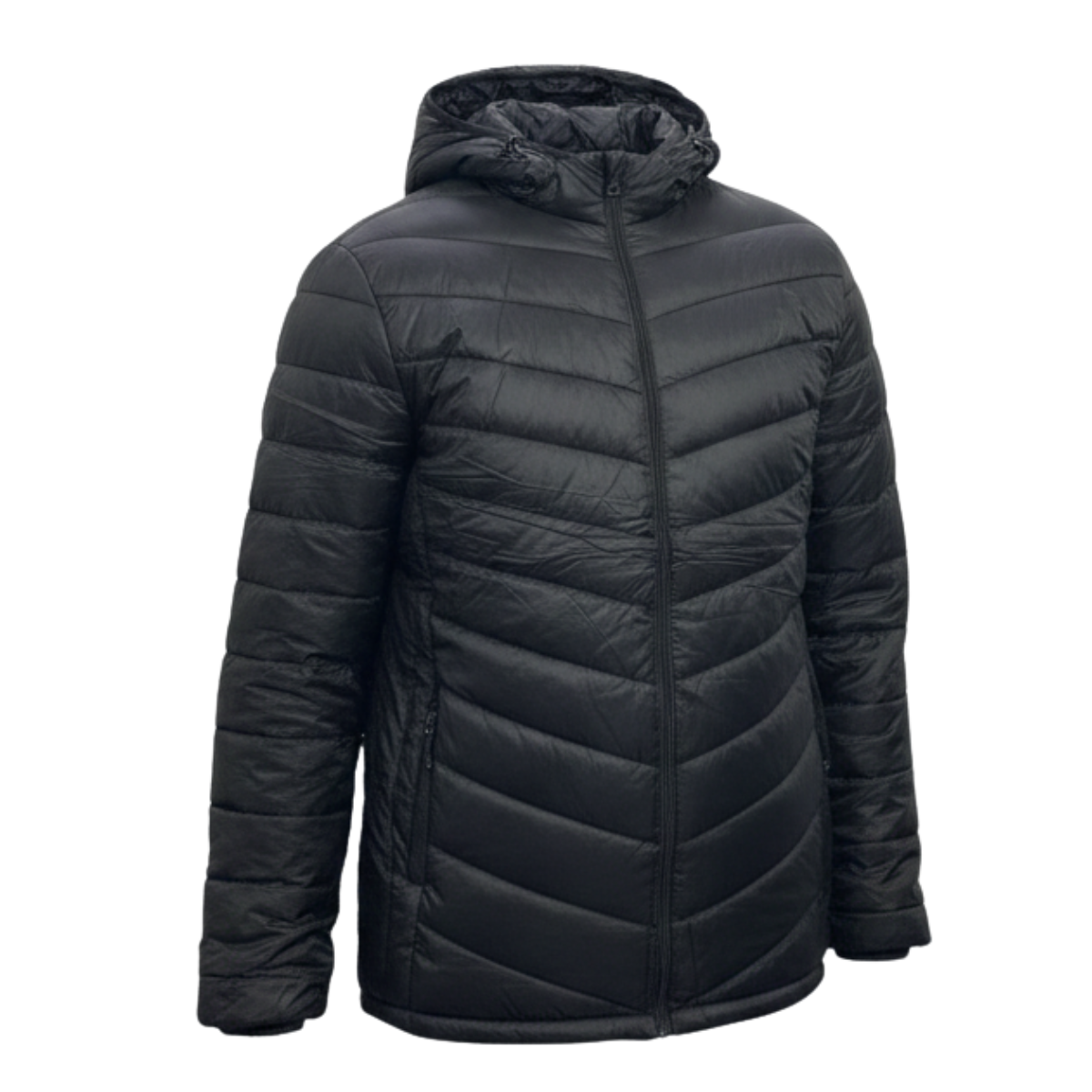 Chaqueta Parka Térmica Negra Comodidad y Calce Perfecto-2