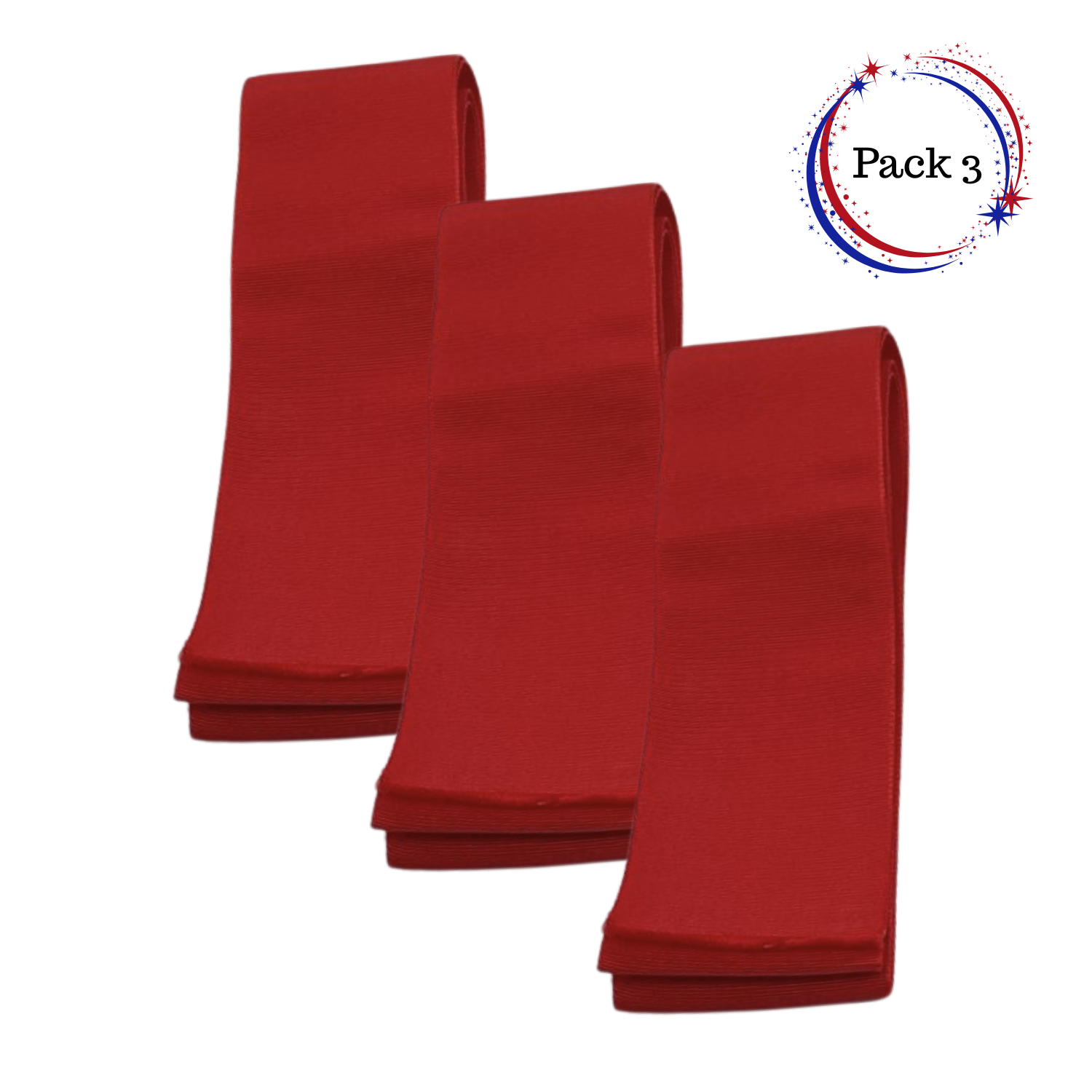 Pack 3 Fajas Nortino Lana Roja Bailes Típicos Chilenos-2