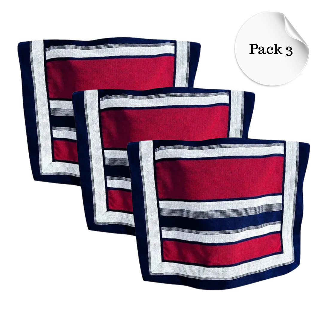 Pack 3 Mantas Poncho De Huaso Cueca Niño Fiestas Patrias-1