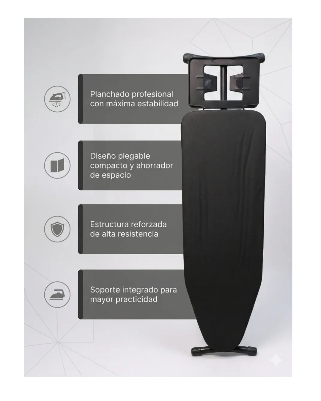 Tabla de Planchar Home 91x31 cm con Porta Plancha-2