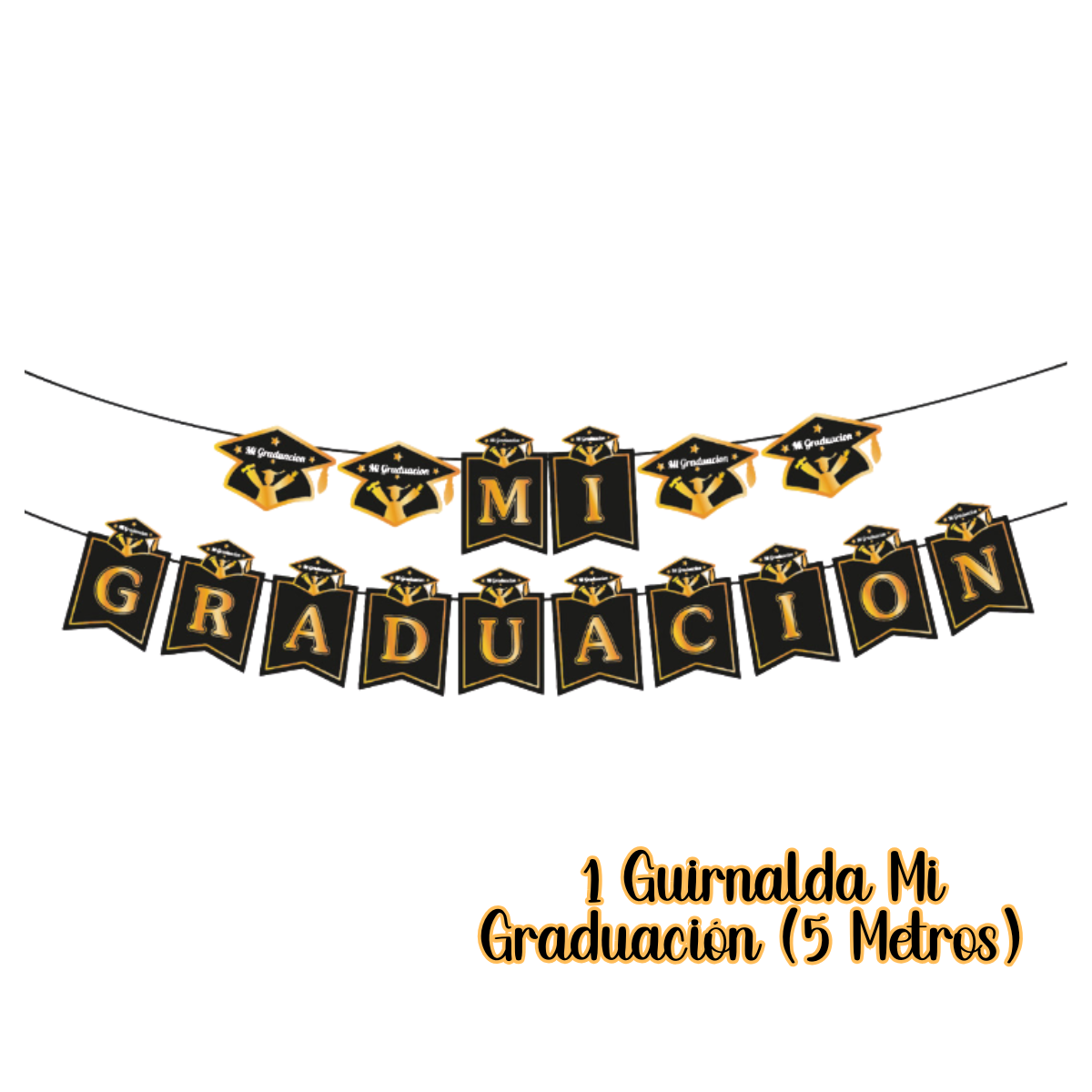 Set Graduación Juvenil Globos Birretes Celebración-4