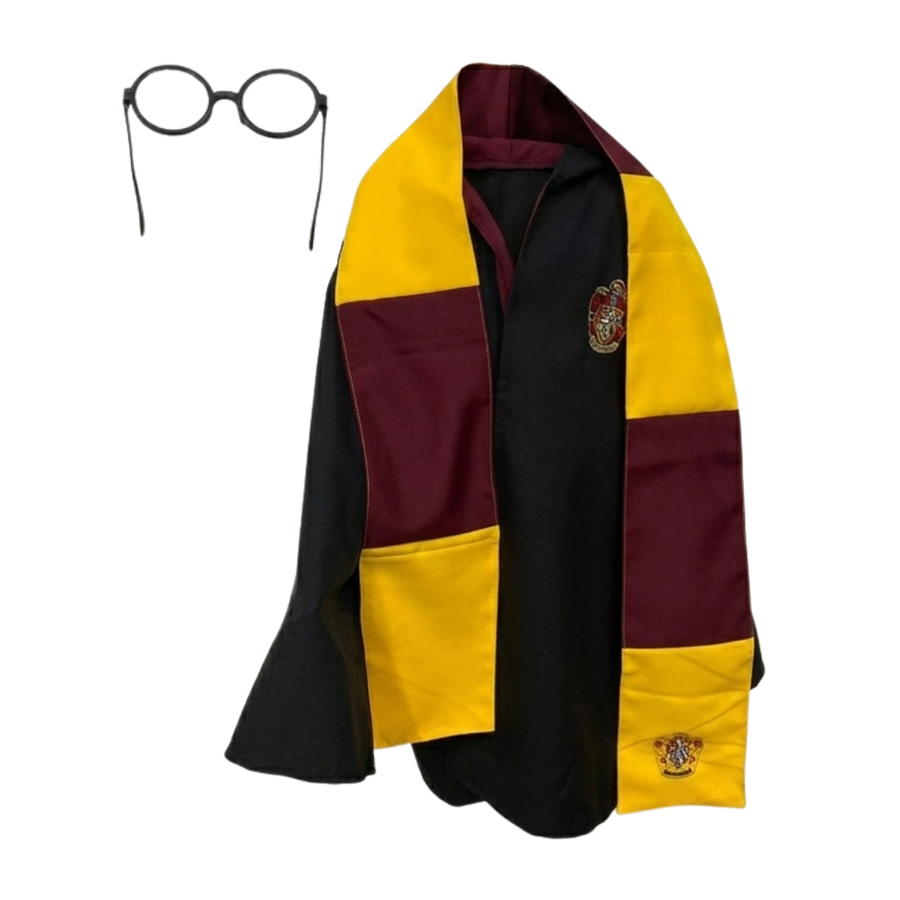Disfraz Harry Potter Niño Capa Gryffindor Bufanda Lentes Set-4