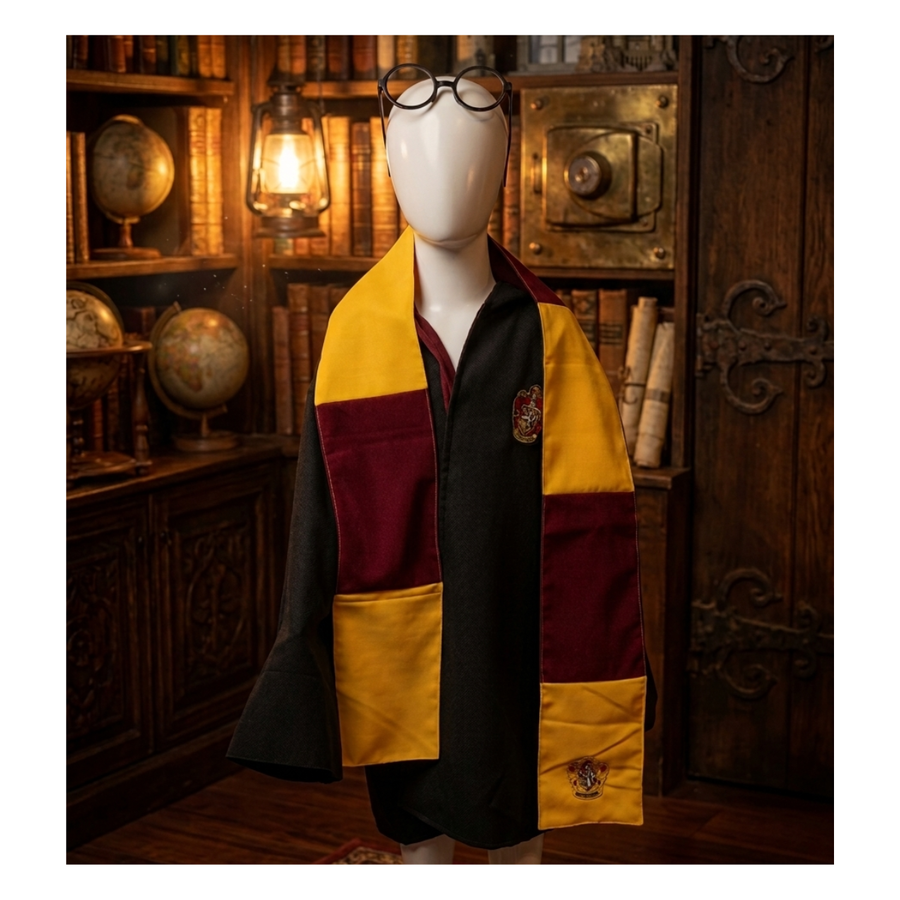 Disfraz Harry Potter Niño Capa Gryffindor Bufanda Lentes Set-6