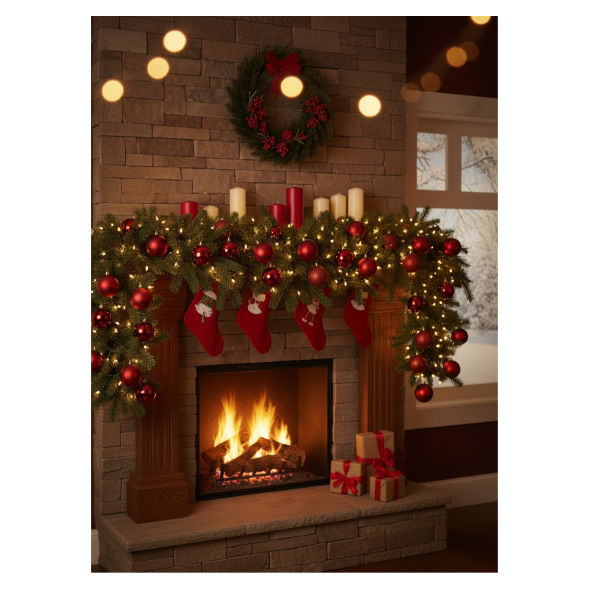 Pack 12 Esferas Navidad 10cm Decoración Colgantes-2