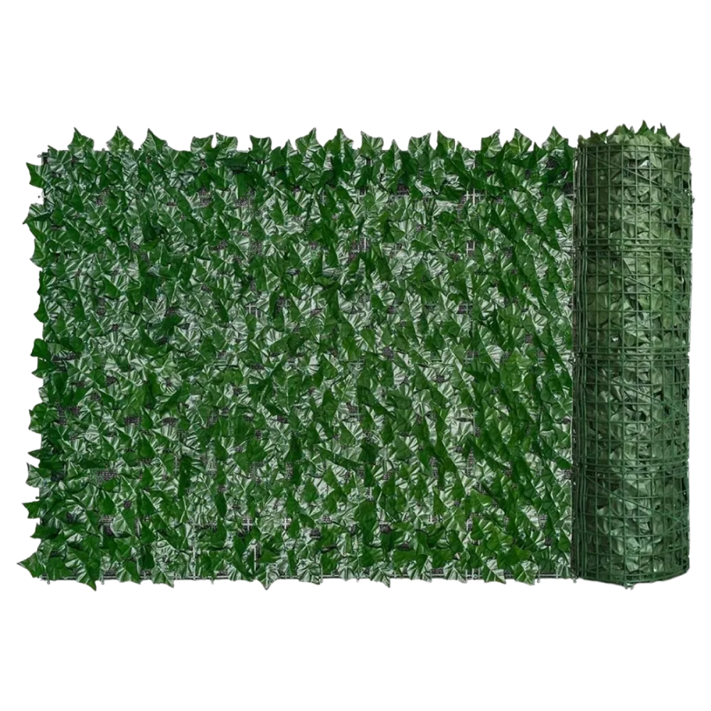Pack 2 Mallas Cerca De Hojas Planta Enredadera Artificial Jardín 100x300 cm-2