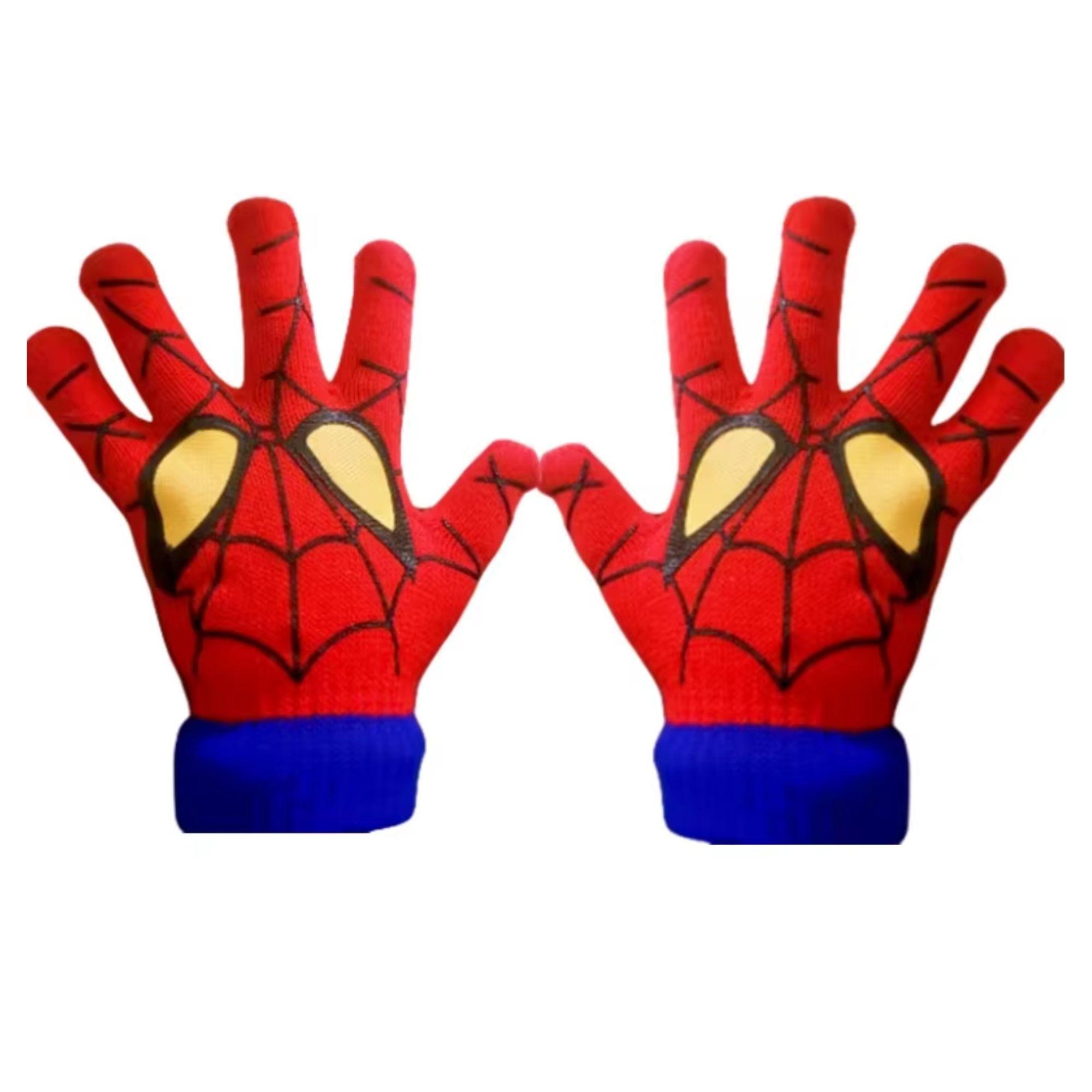 Guante de Niño Hombre Araña Invierno Edades 3-6 Años-4