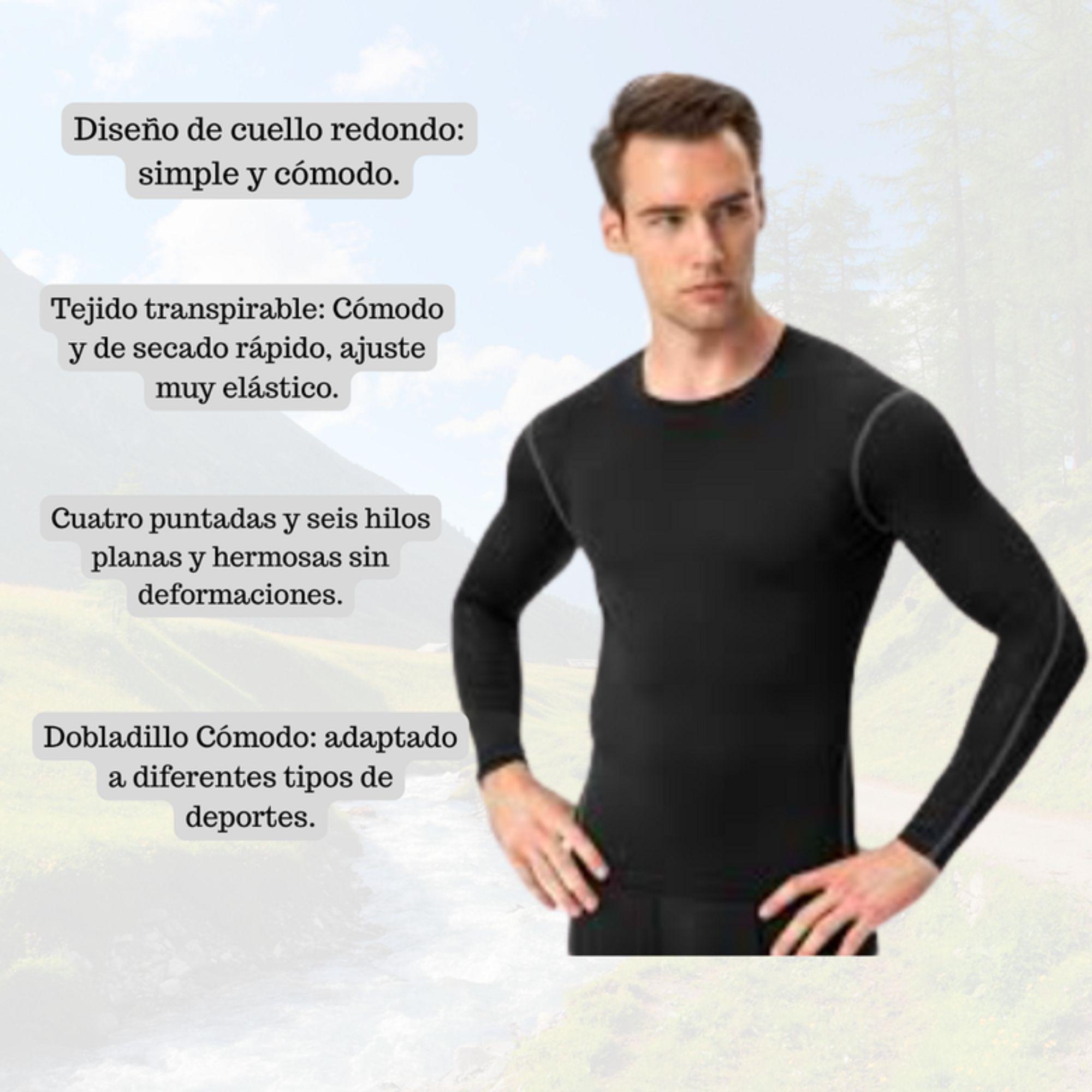Camiseta Primera Capa Algodón Hombre Otoño Invierno-2