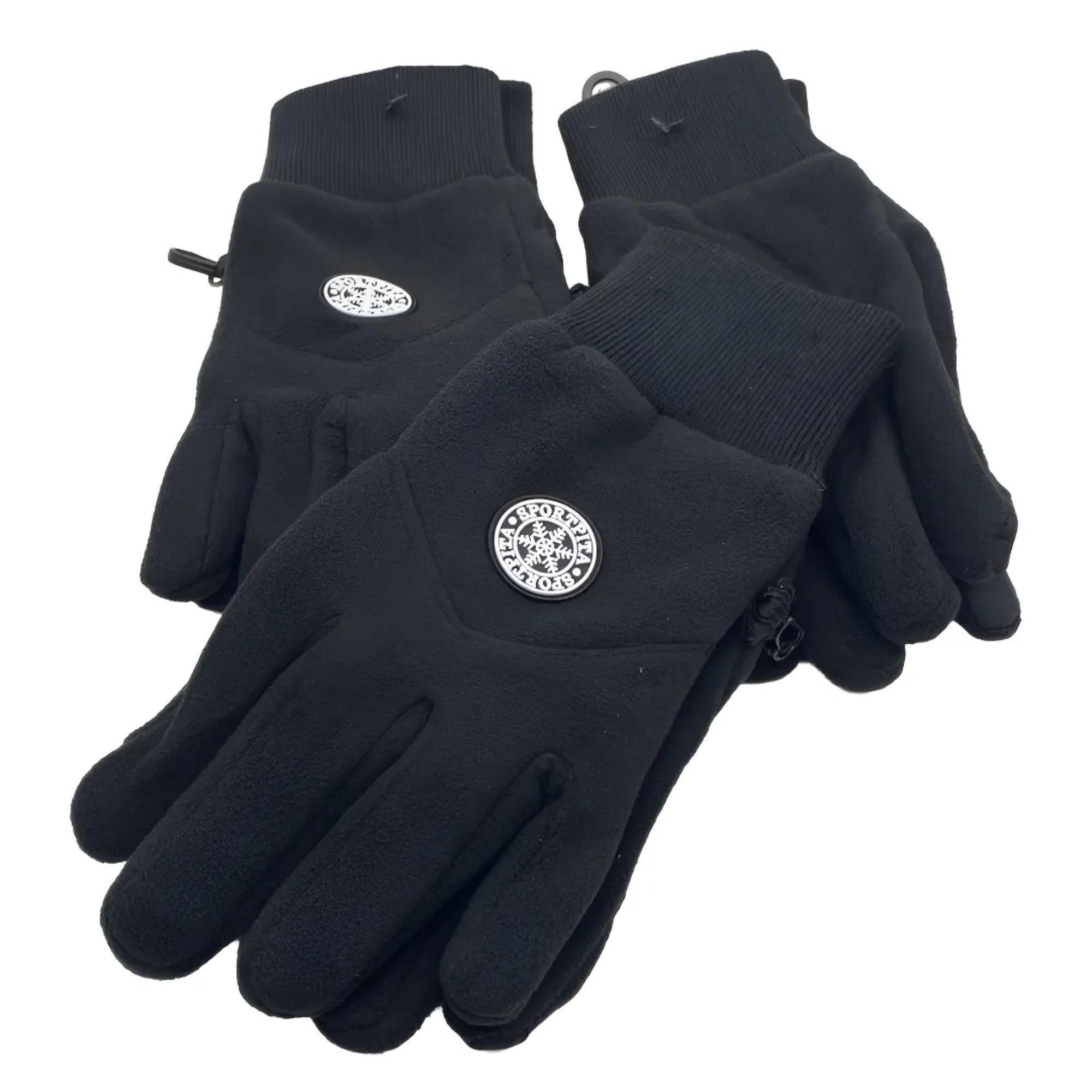 Pack  3 Guantes  De Polar Táctiles Para Hombre Otoño- Invierno-0