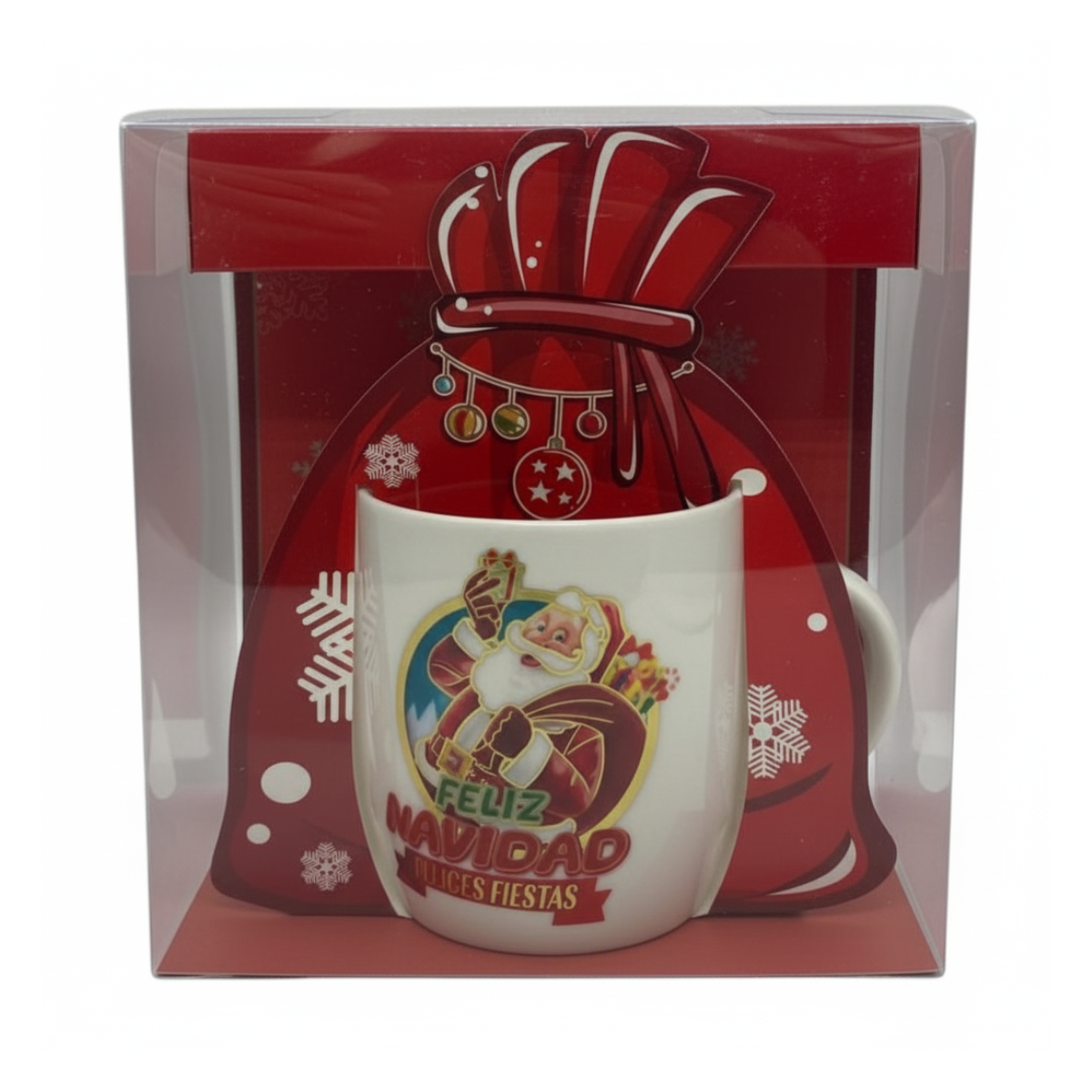 Pack 2 Tazas De Cerámica 250 mL Regalos Feliz Navidad 2025-2