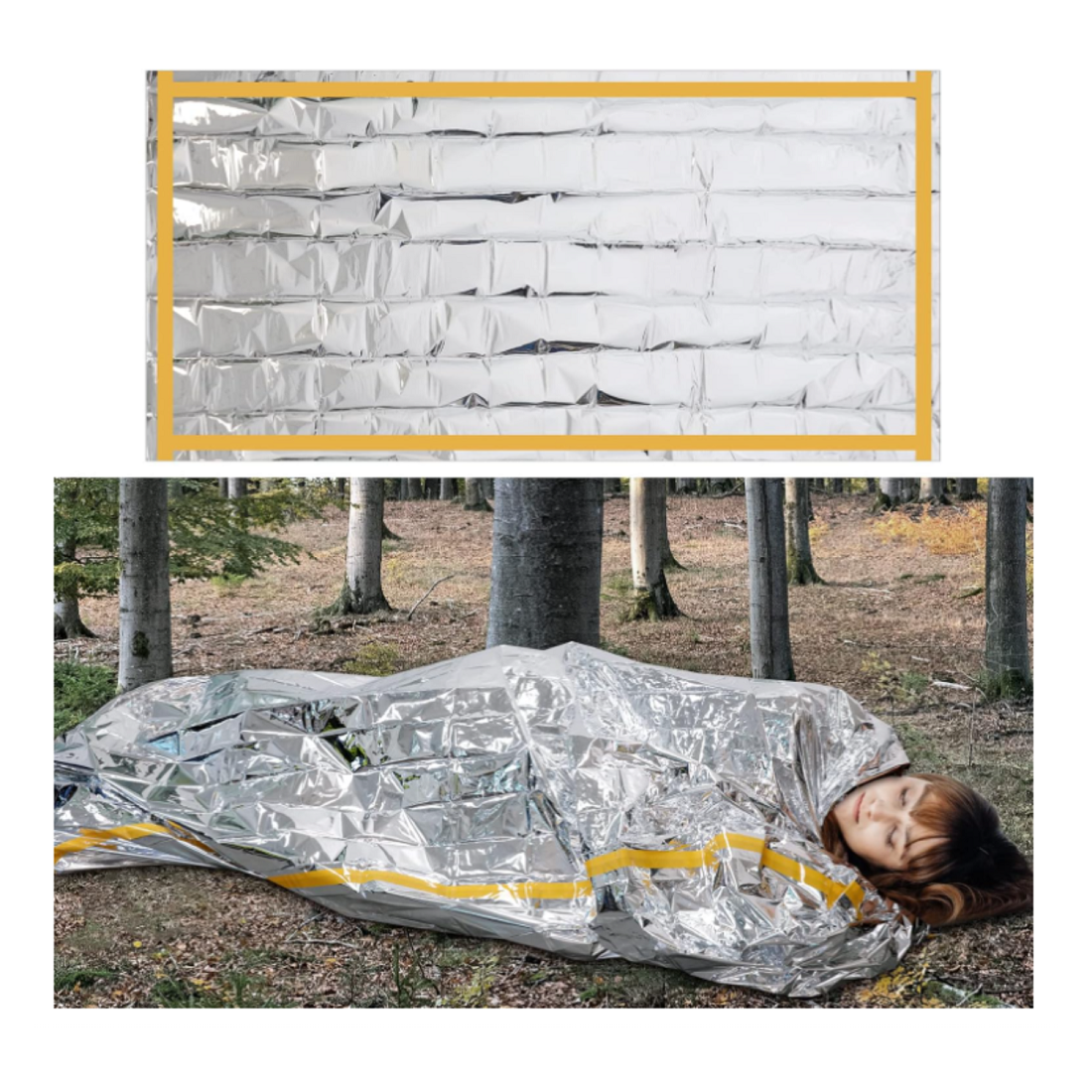 Saco De Dormir Reflectante Emergencia Waterproof-4