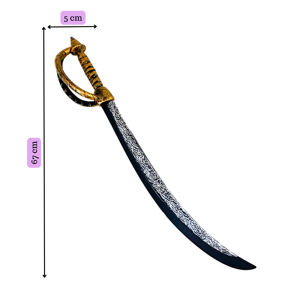 Espada Pirata Accesorio Cosplay Halloween 2025-3