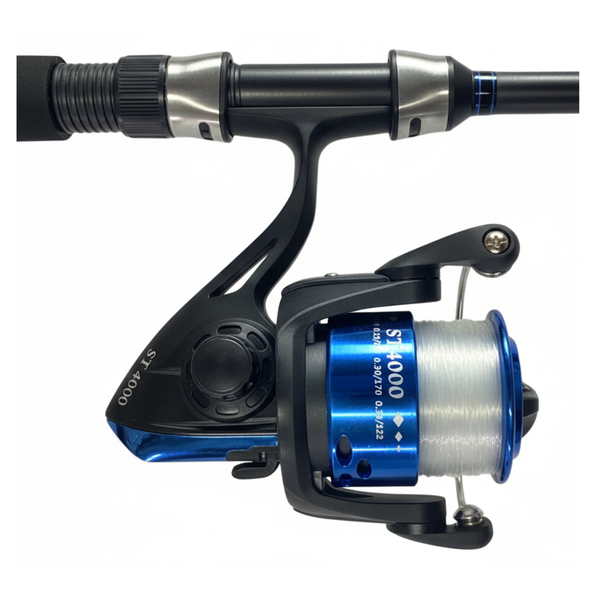 Set Pesca Caña De Pescar Telescópica Mosquero Carrete Pesca-6