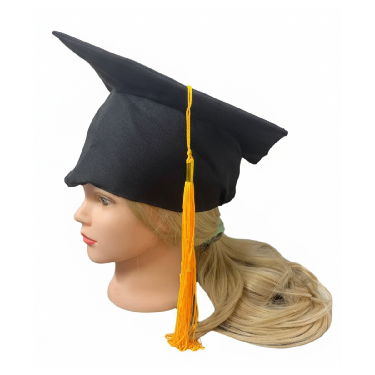 Birrete Juvenil Adulto Negro Graduación-3