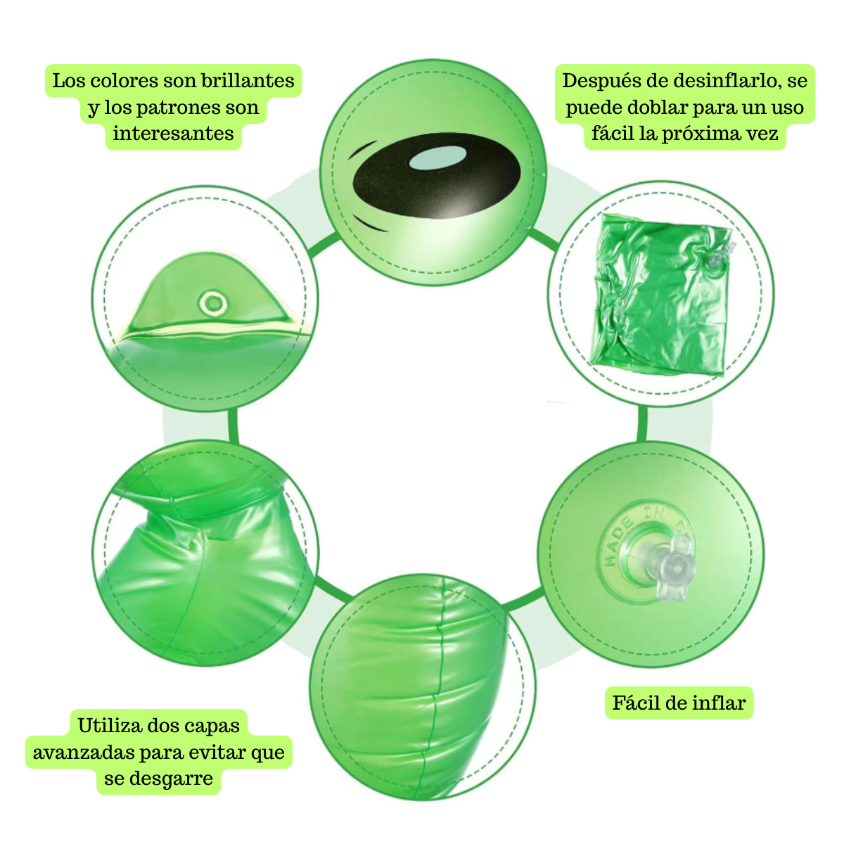 Marciano Inflable Alien Extraterrestre Marcianeke-5