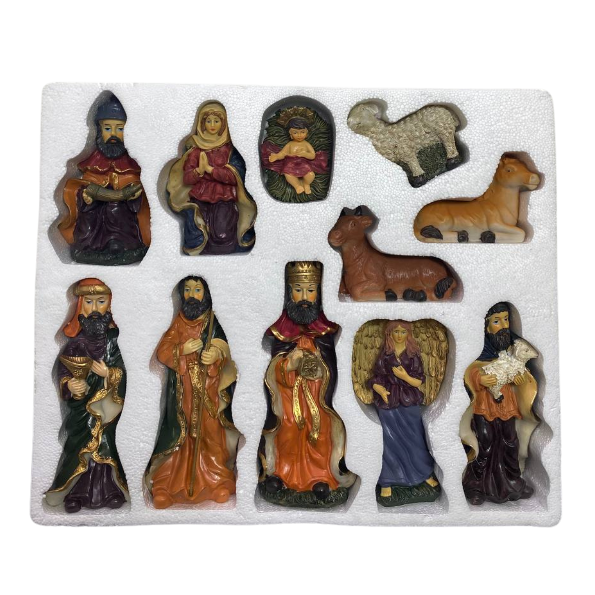 Pesebre Nacimiento Adorno Decoracion 11 Piezas Navidad 2025-4