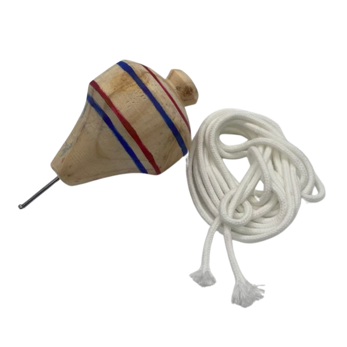 Pack Trompo Mas Emboque De Madera Juego Tradicional Chile-4