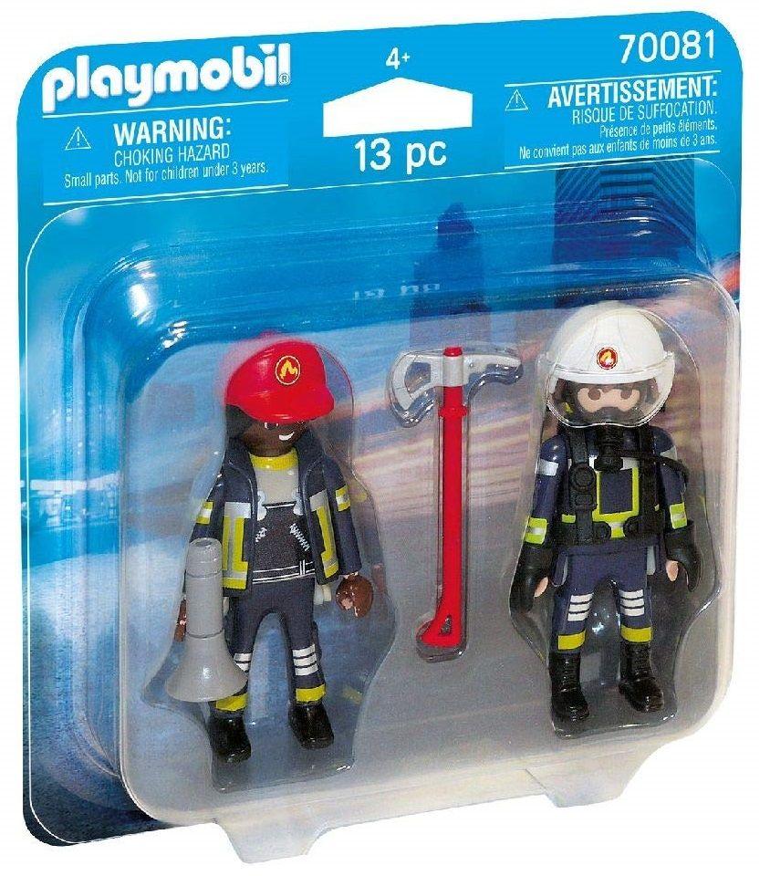Playmobil Duo Pack Juego De 2 Figuras De Bomberos 70081-0