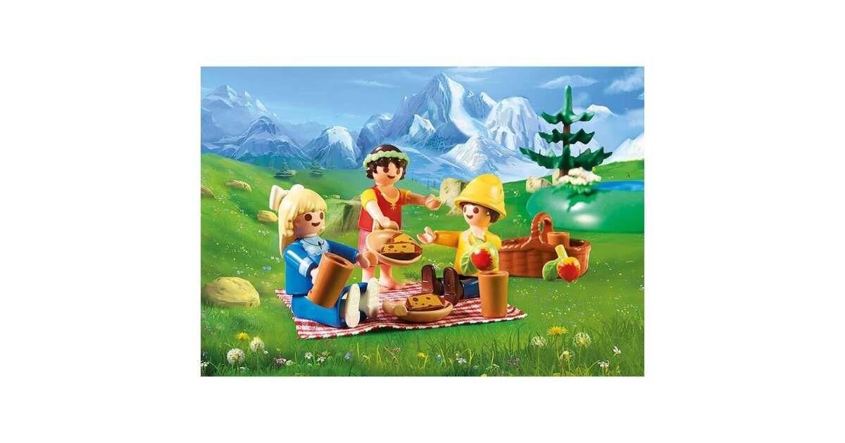 Playmobil Lago Con Heidi Pedro Y Clara Con Bomba De Agua 70254-3