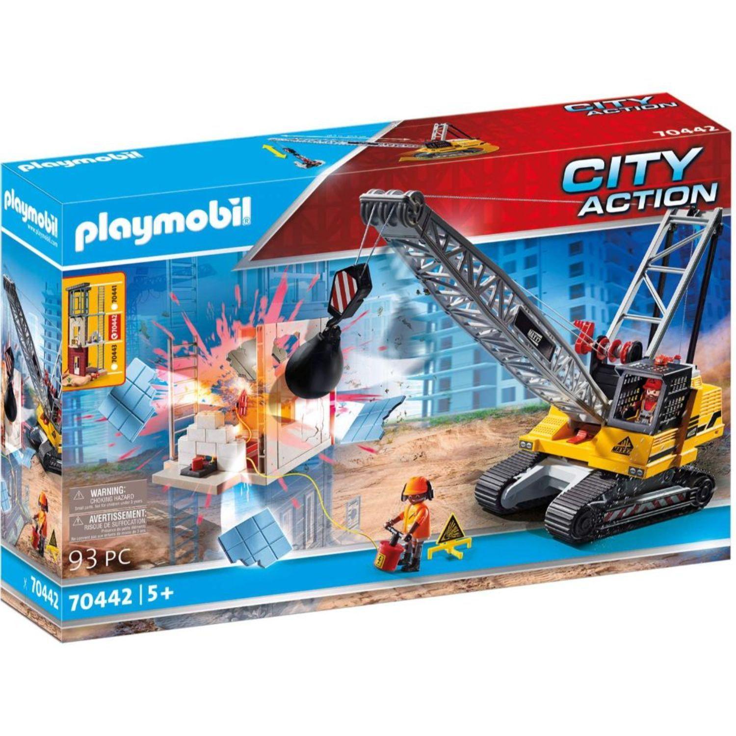 Playmobil Excavadora Con Sección De Construcción 70442-0