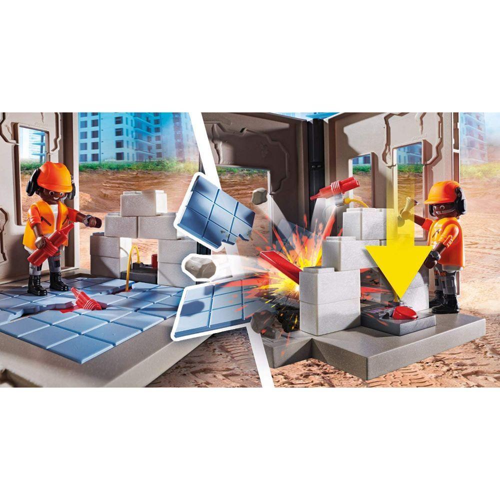 Playmobil Excavadora Con Sección De Construcción 70442-3