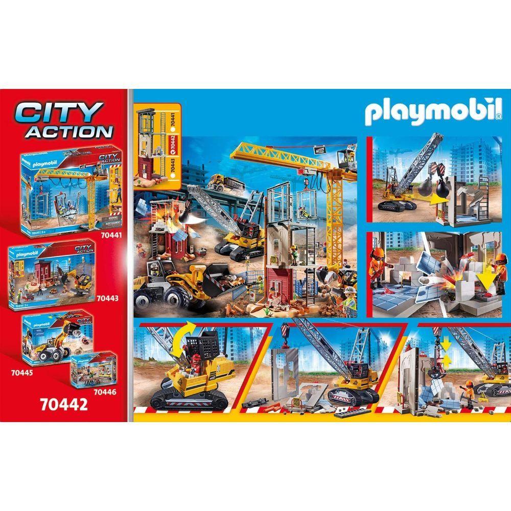 Playmobil Excavadora Con Sección De Construcción 70442-4