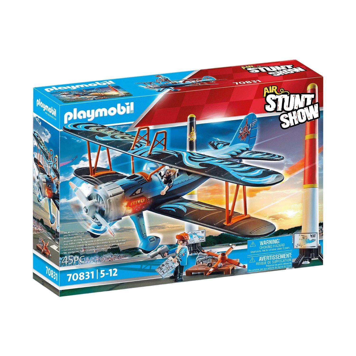 Playmobil Air Stunt Show Biplano Phoenix 70831 Playmobil
