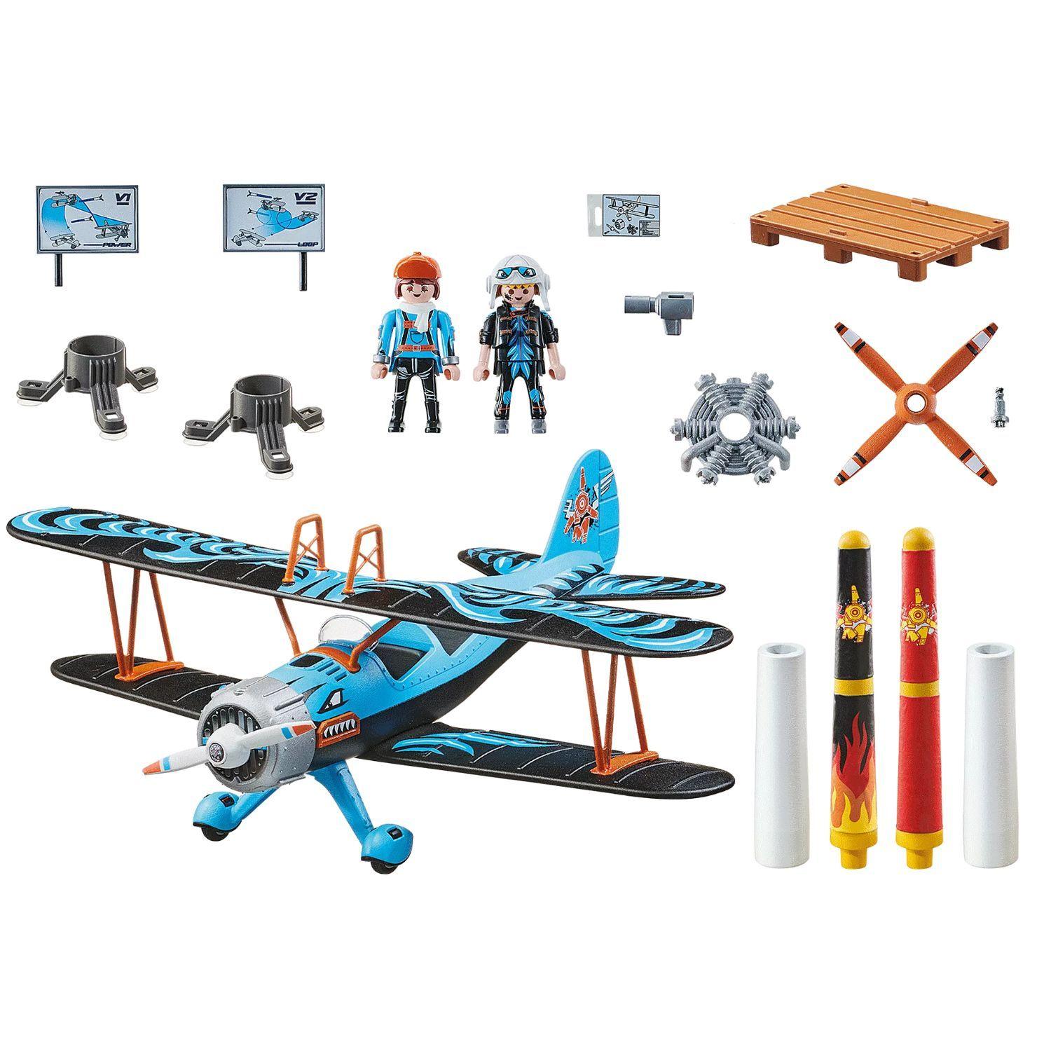 Playmobil Air Stunt Show Biplano Phoenix 70831-1