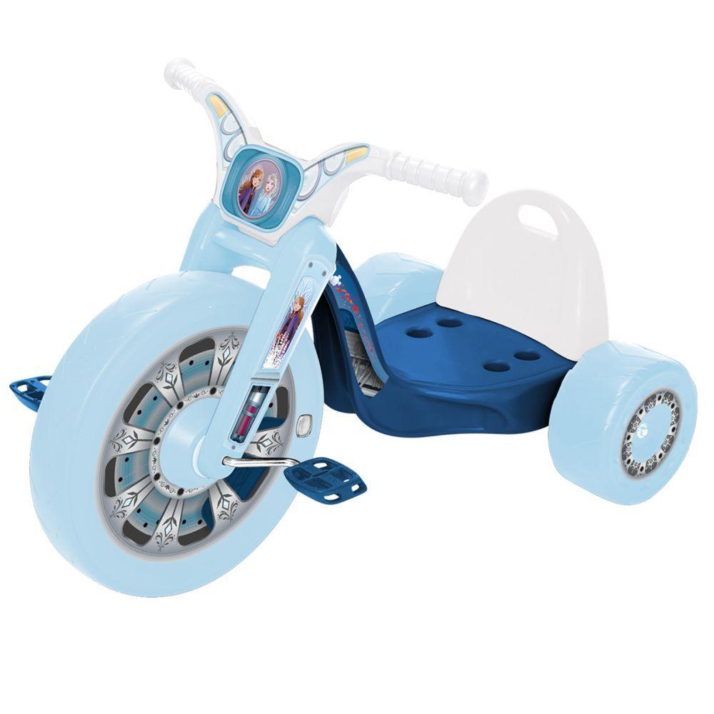 Triciclo De Frozen 2 De 38 Cm Con Ruedas.-0
