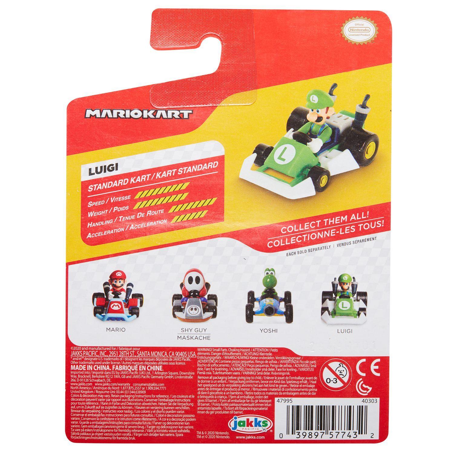 Vehículo Mario Kart Racers Luigi-5