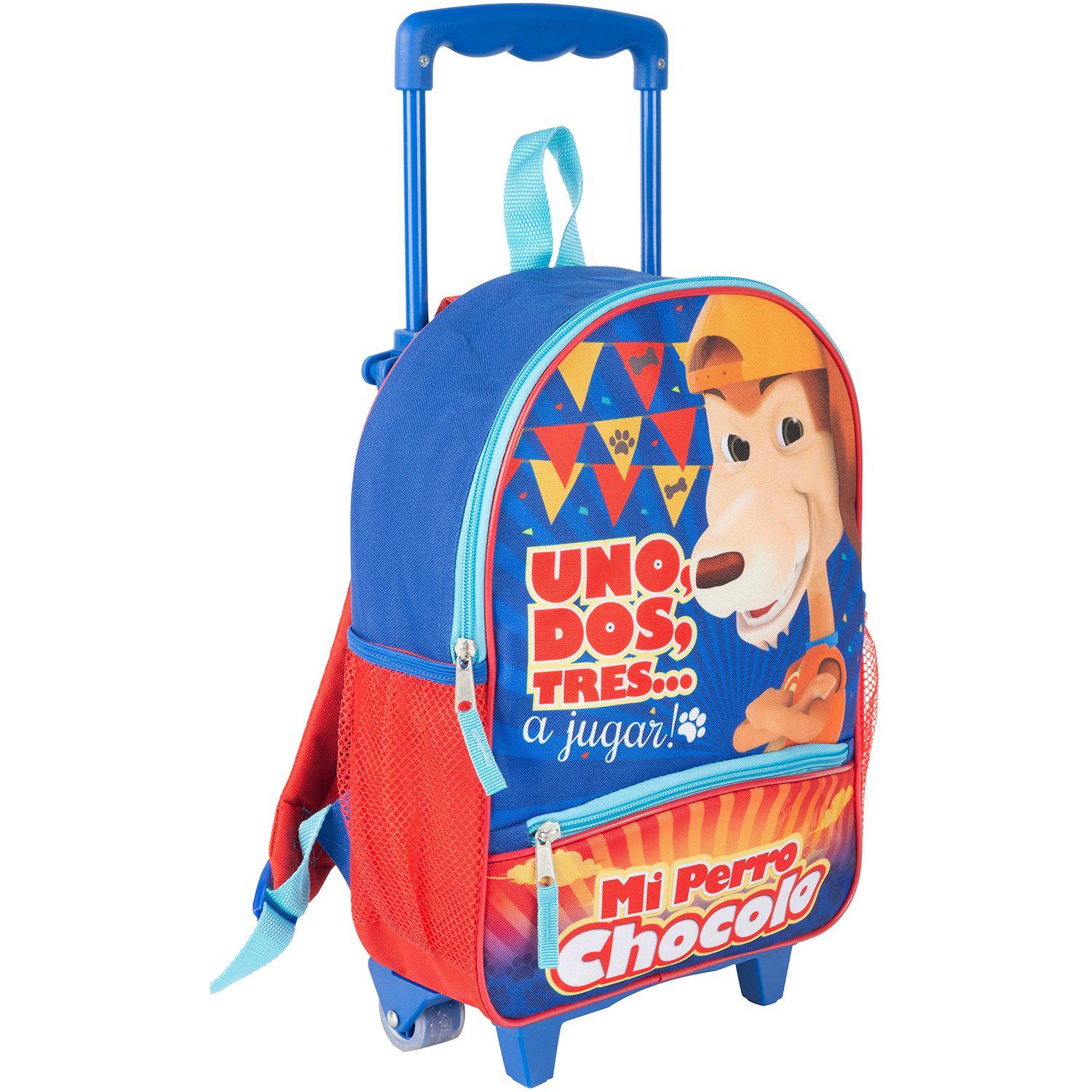 Pack  Perro Chocolo Peluche  + Mochila + Estuche + Lonchera-2