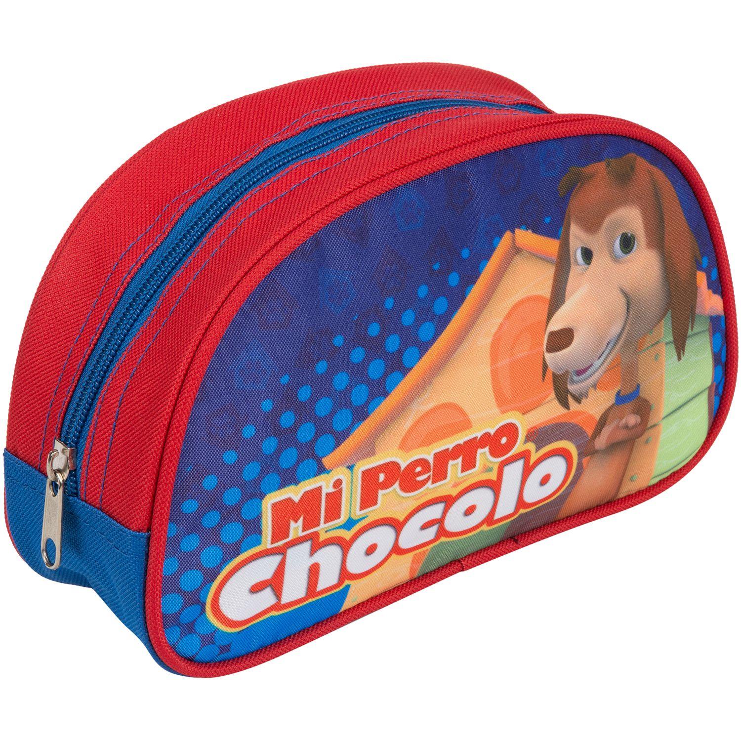 Pack  Perro Chocolo Peluche  + Mochila + Estuche + Lonchera-3