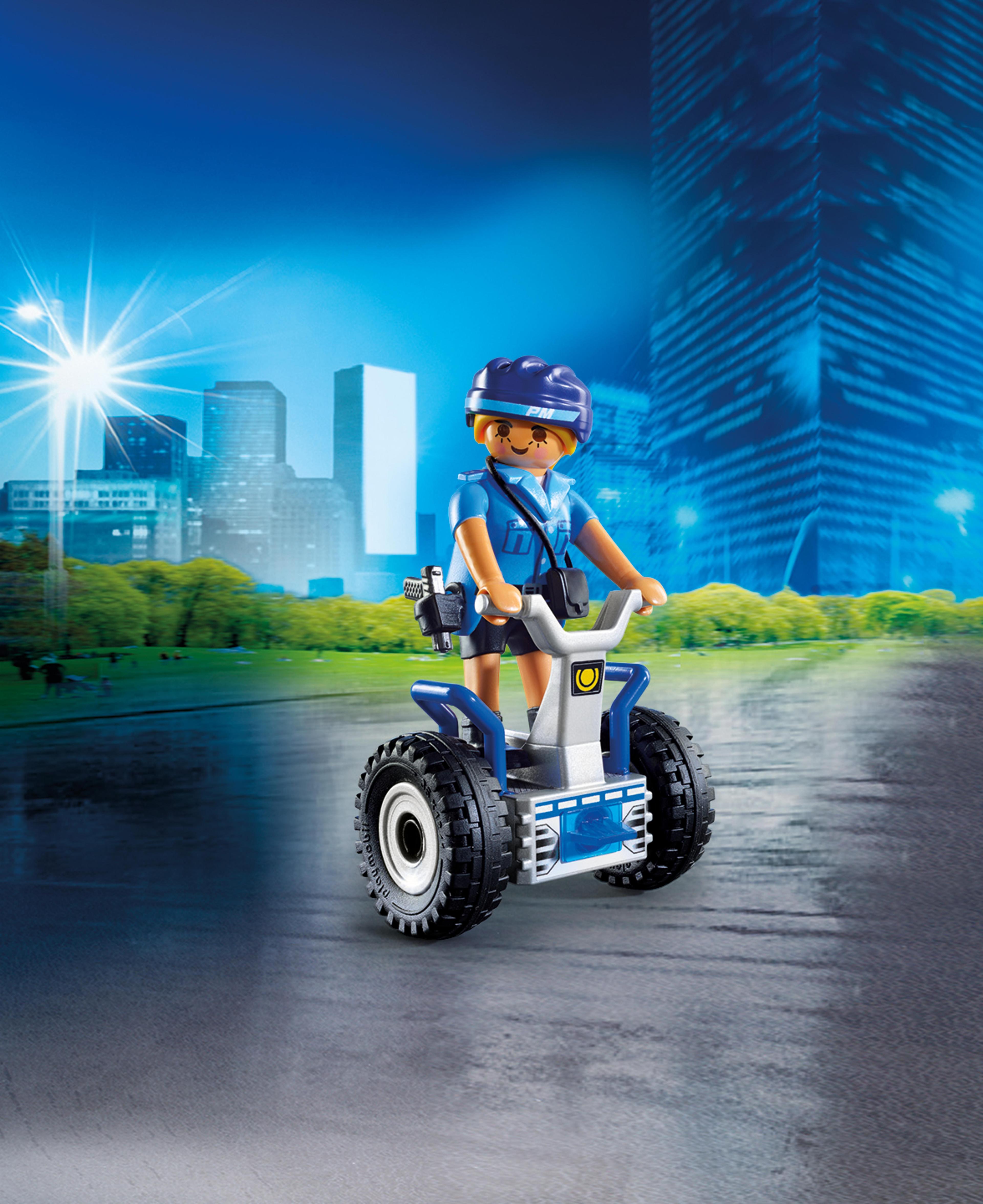 Playmobil Mujer Policía Con Scooter Eléctrico 6877-1