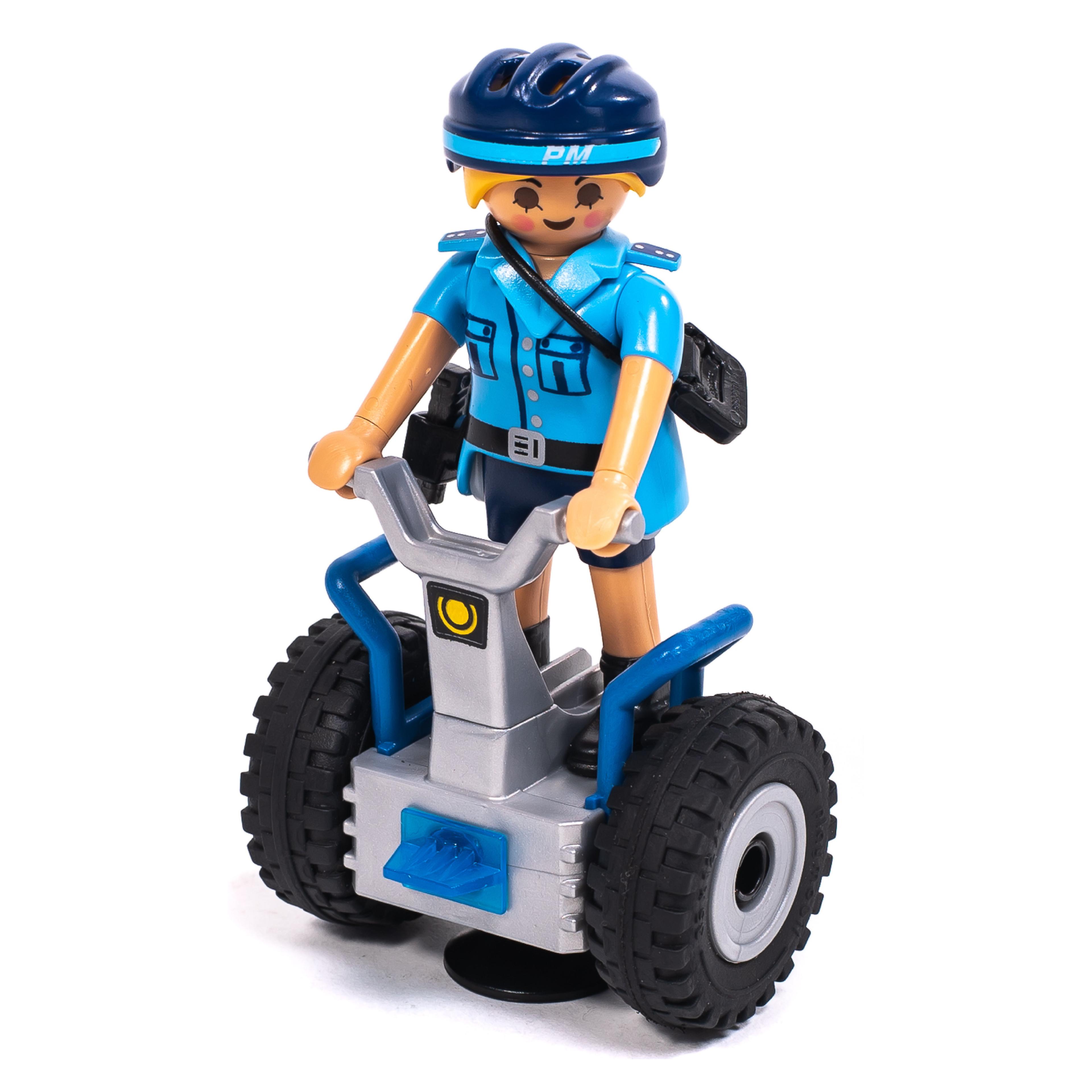 Playmobil Mujer Policía Con Scooter Eléctrico 6877-2