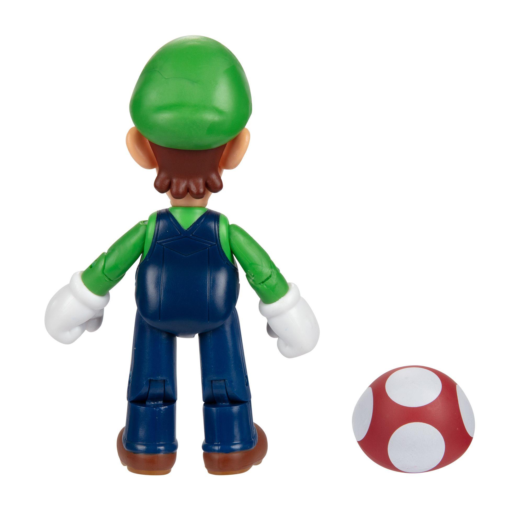 Figura de Luigi con Super Champiñón Super Mario-6