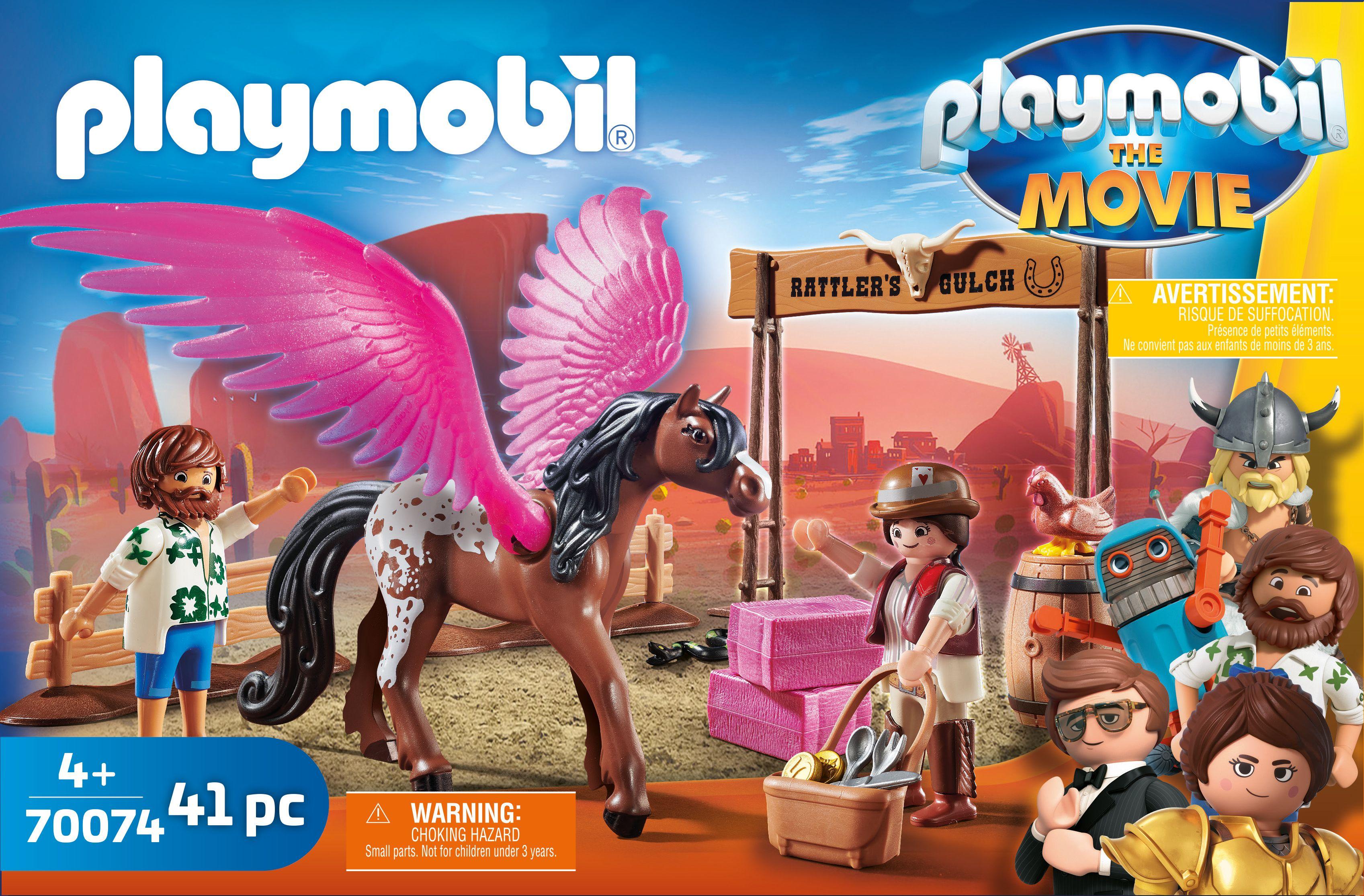 Playmobil The Movie Marla, Del Y Caballo Con Alas 70074-1