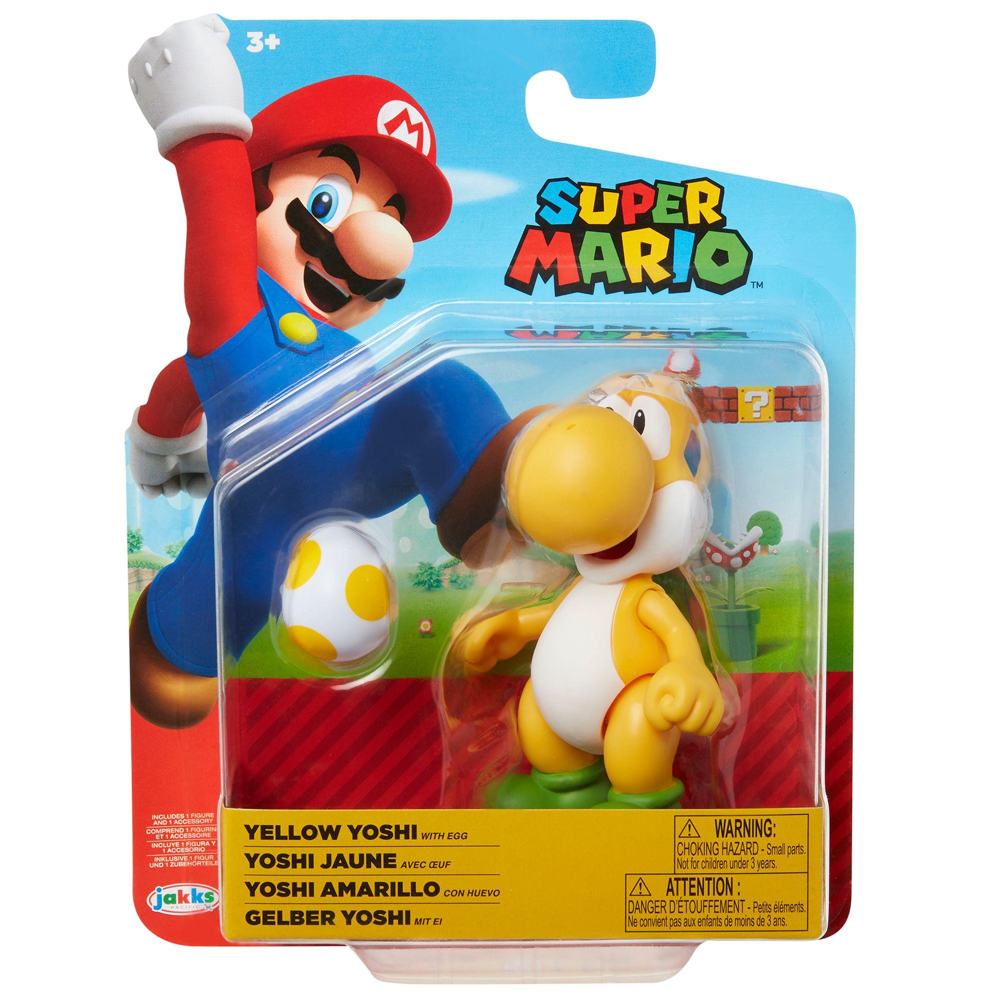 Figura de Yoshi Amarillo Super Mario-0