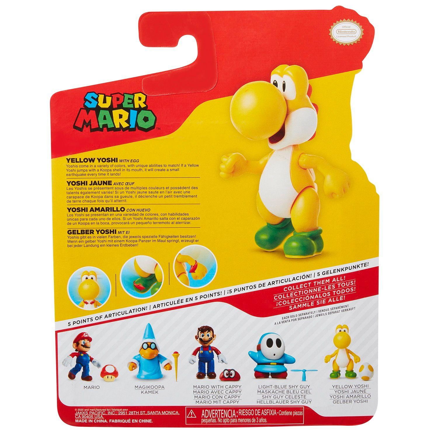Figura de Yoshi Amarillo Super Mario-6
