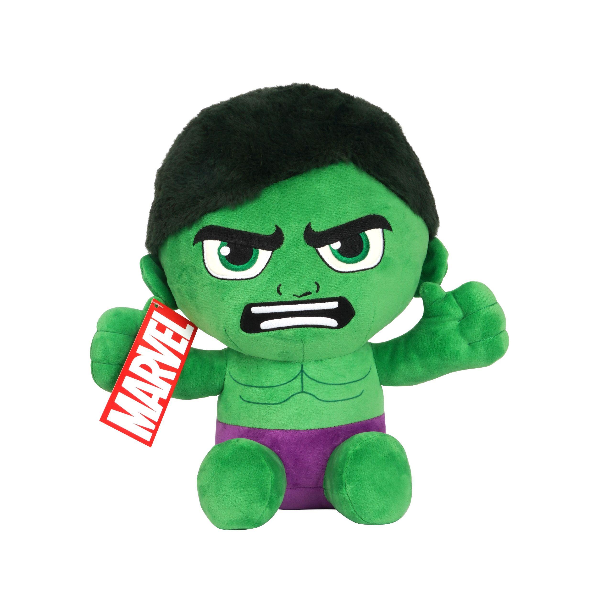 Pack de 3 Peluches Marvel Ironman, Capitán América y Hulk-3