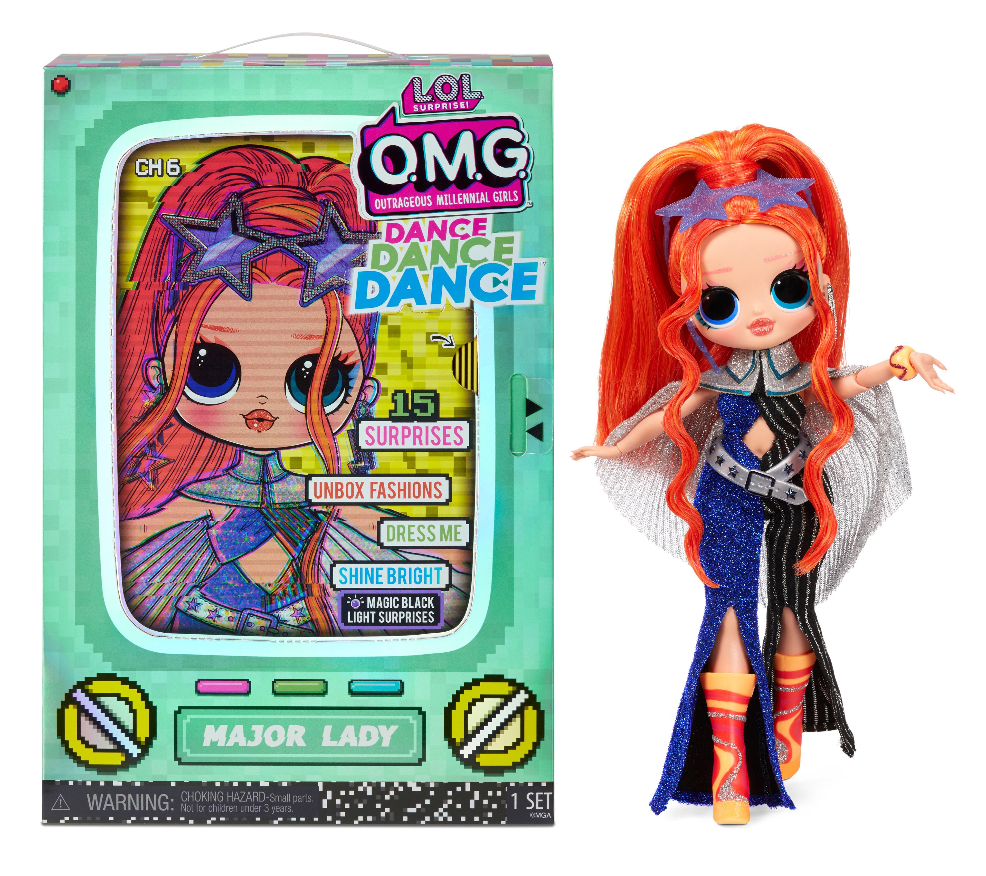 Lol Surprise Omg Dance Dance Dance Muñeca Major Lady Baila-0