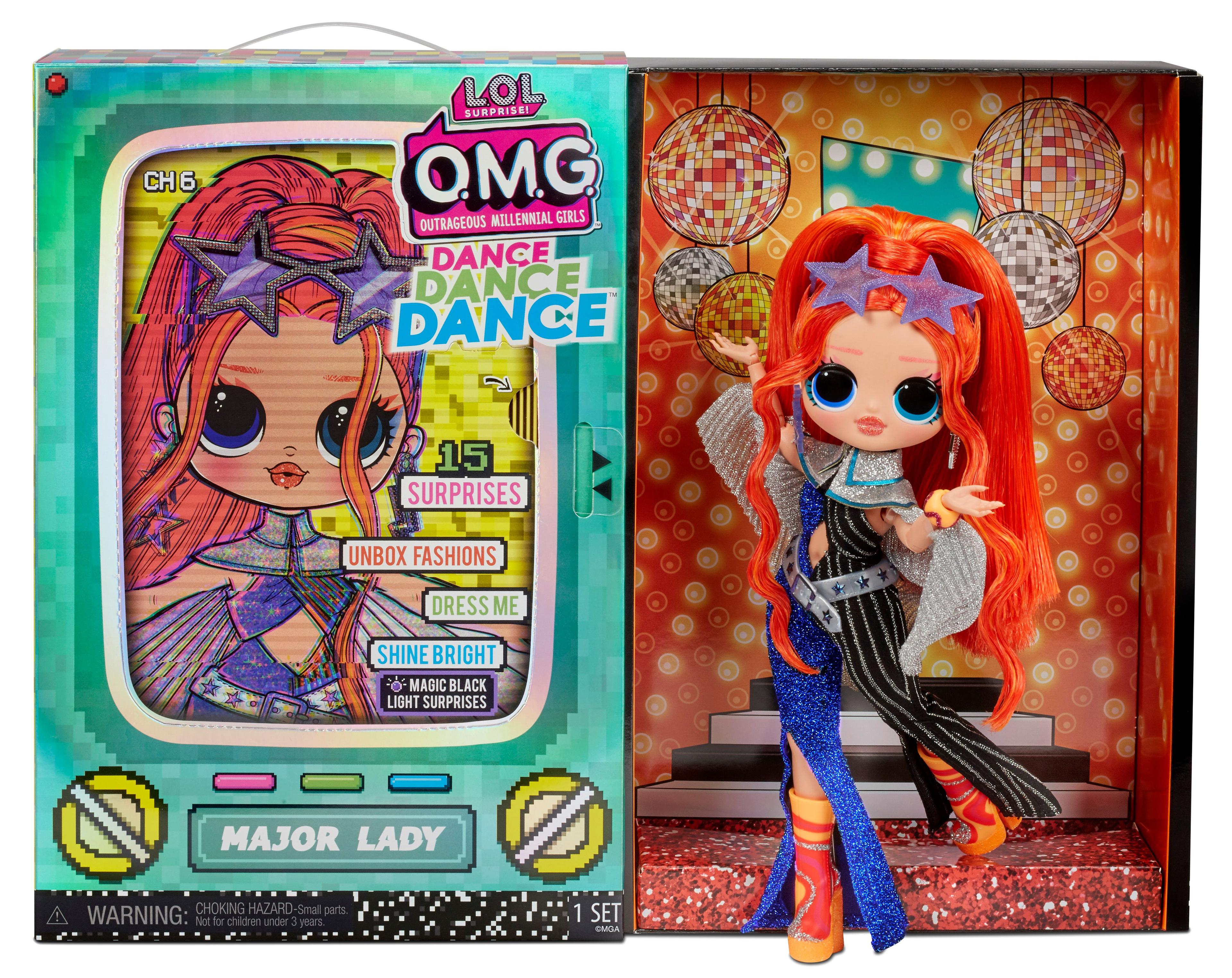 Lol Surprise Omg Dance Dance Dance Muñeca Major Lady Baila-1