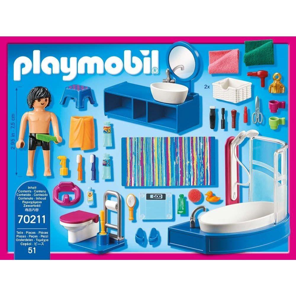 Playmobil Baño con Bañera 70211-3